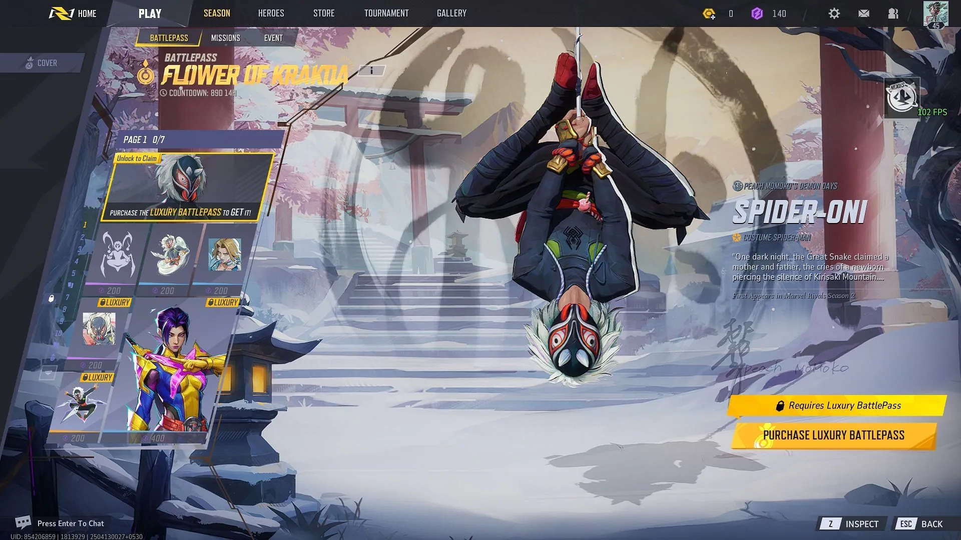 Spider-Man Spider-Oni costume in Marvel Rivals Spider-Man Spider-Oni costume in Marvel Rivals
