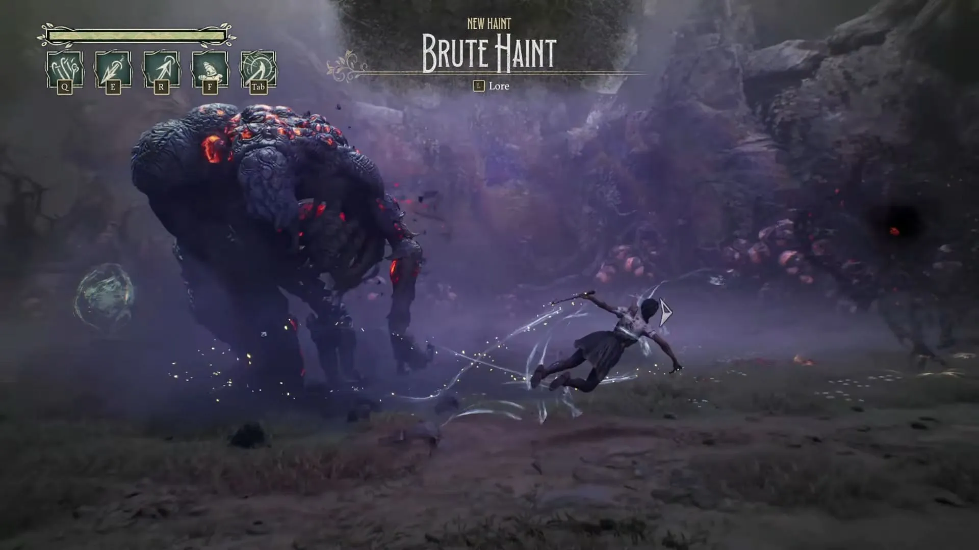 Encountering a new enemy type. Encountering a new enemy type.