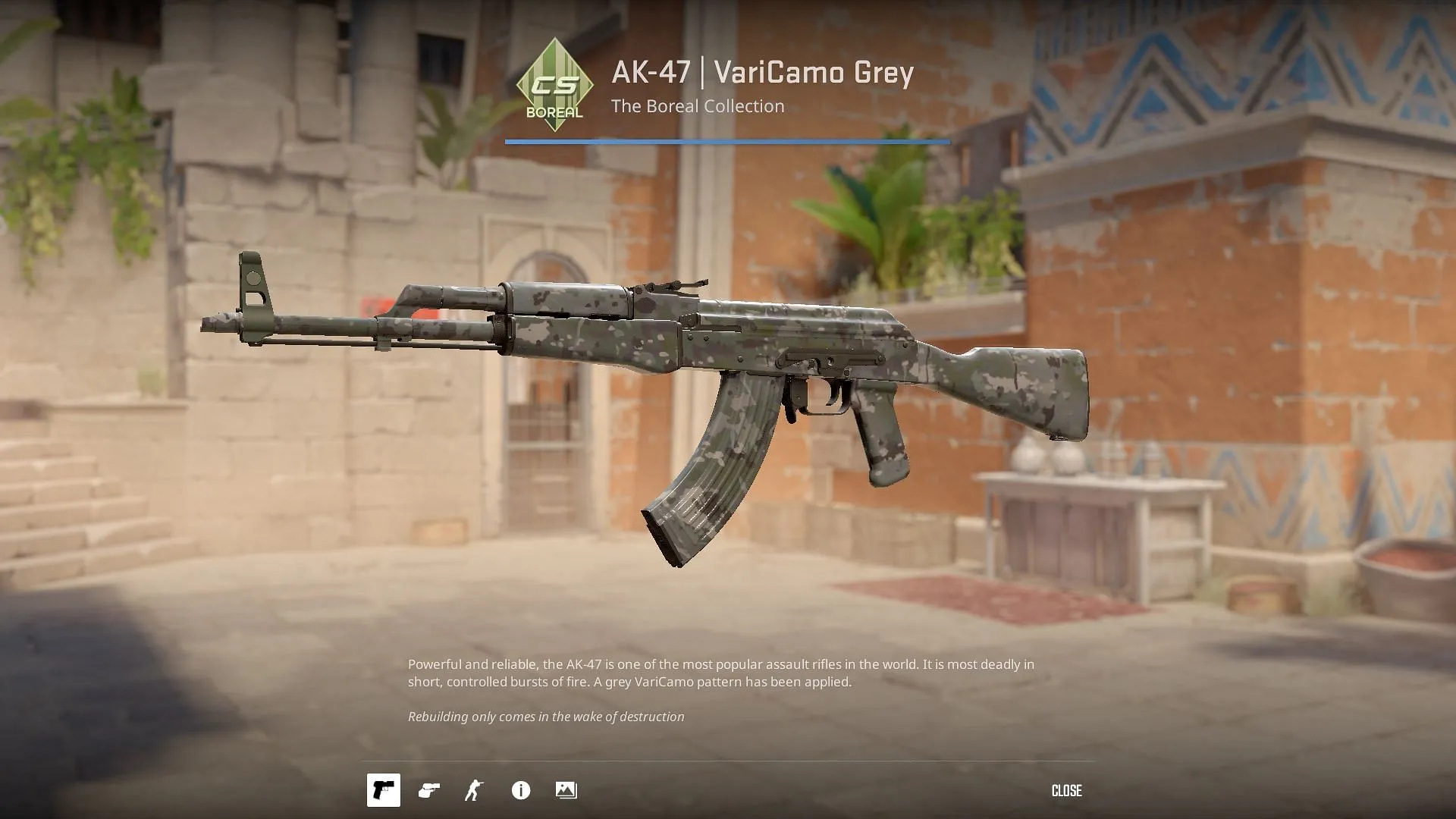 AK-47 | VariCamo Grey (Image via Valve)