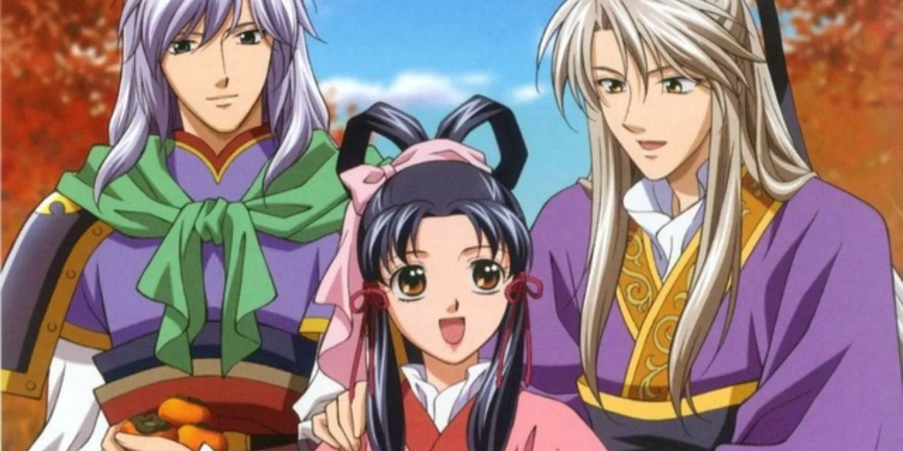 La historia de Saiunkoku Color Cloud Palace anime Shurei Hong Ryuki Shi Koyu Ri