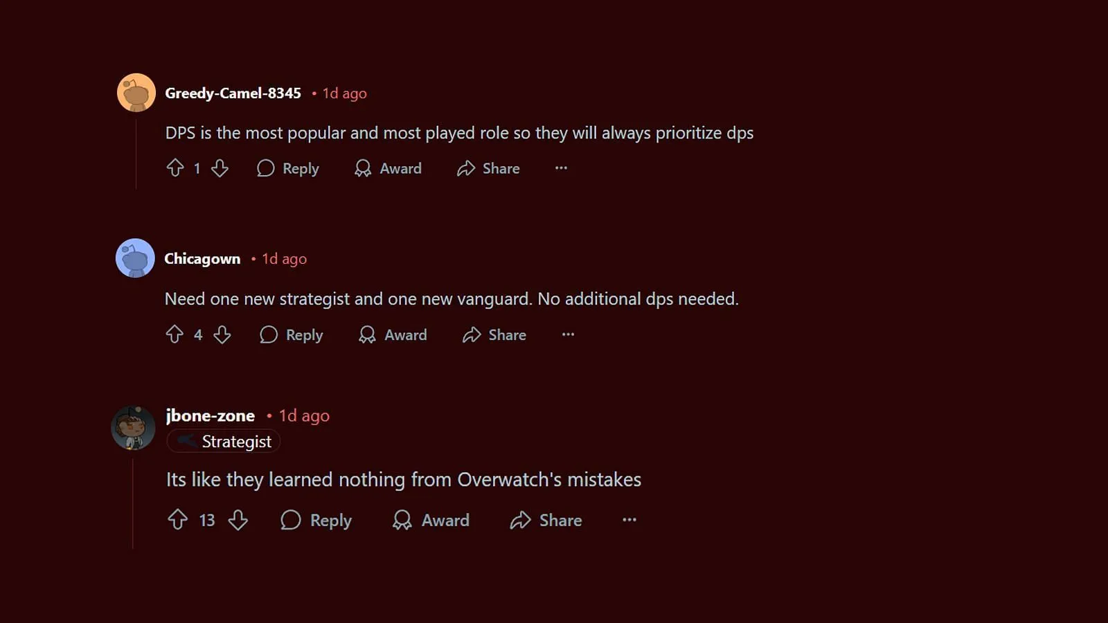 More comments from the community (Image via Reddit || r/MarvelRivals) More comments from the community (Image via Reddit || r/MarvelRivals)