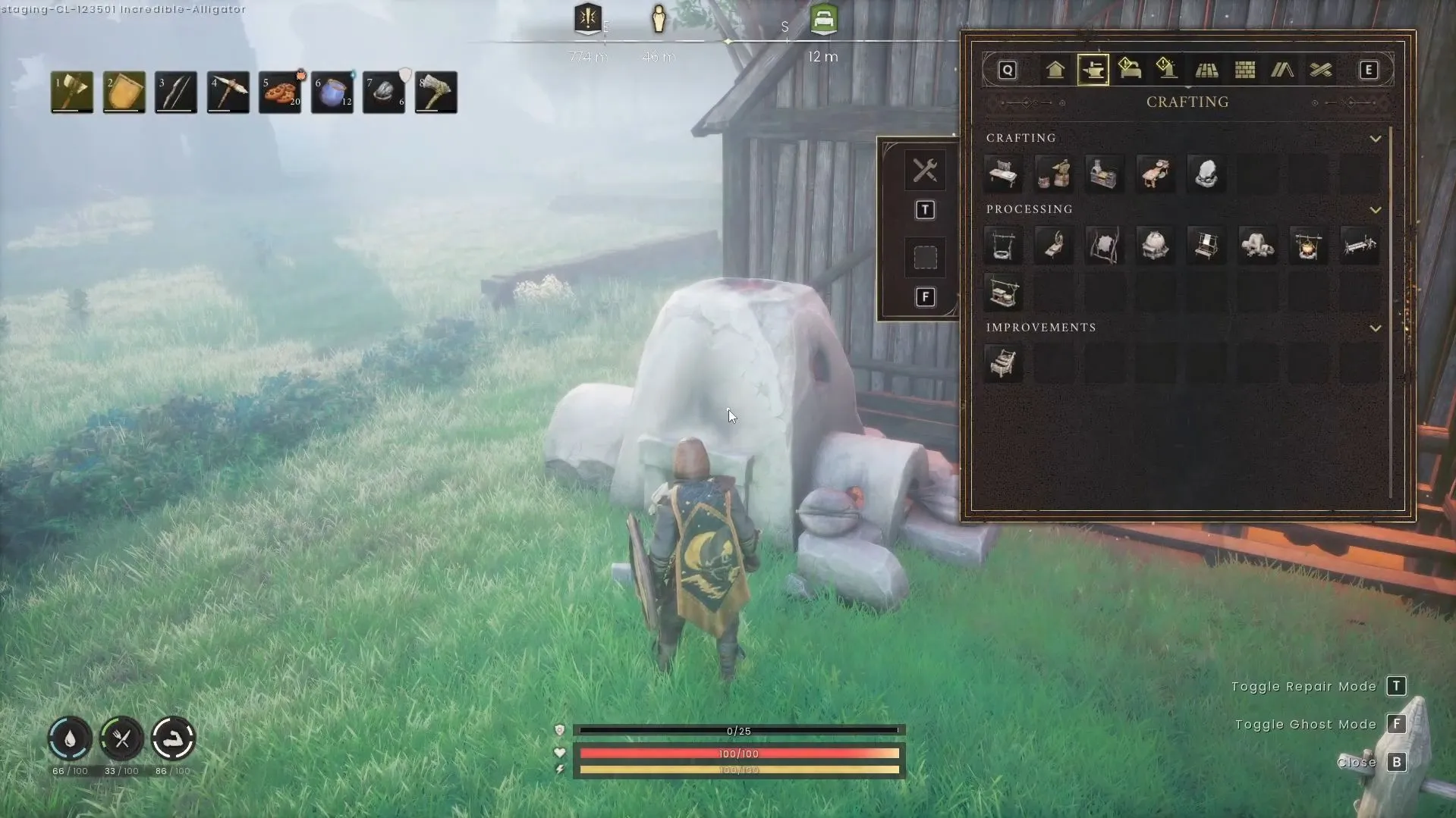 Use the Build Menu to craft a Furnace (Image via Jagex || YouTube/@Quick Tips) Use the Build Menu to craft a Furnace (Image via Jagex || YouTube/@Quick Tips)