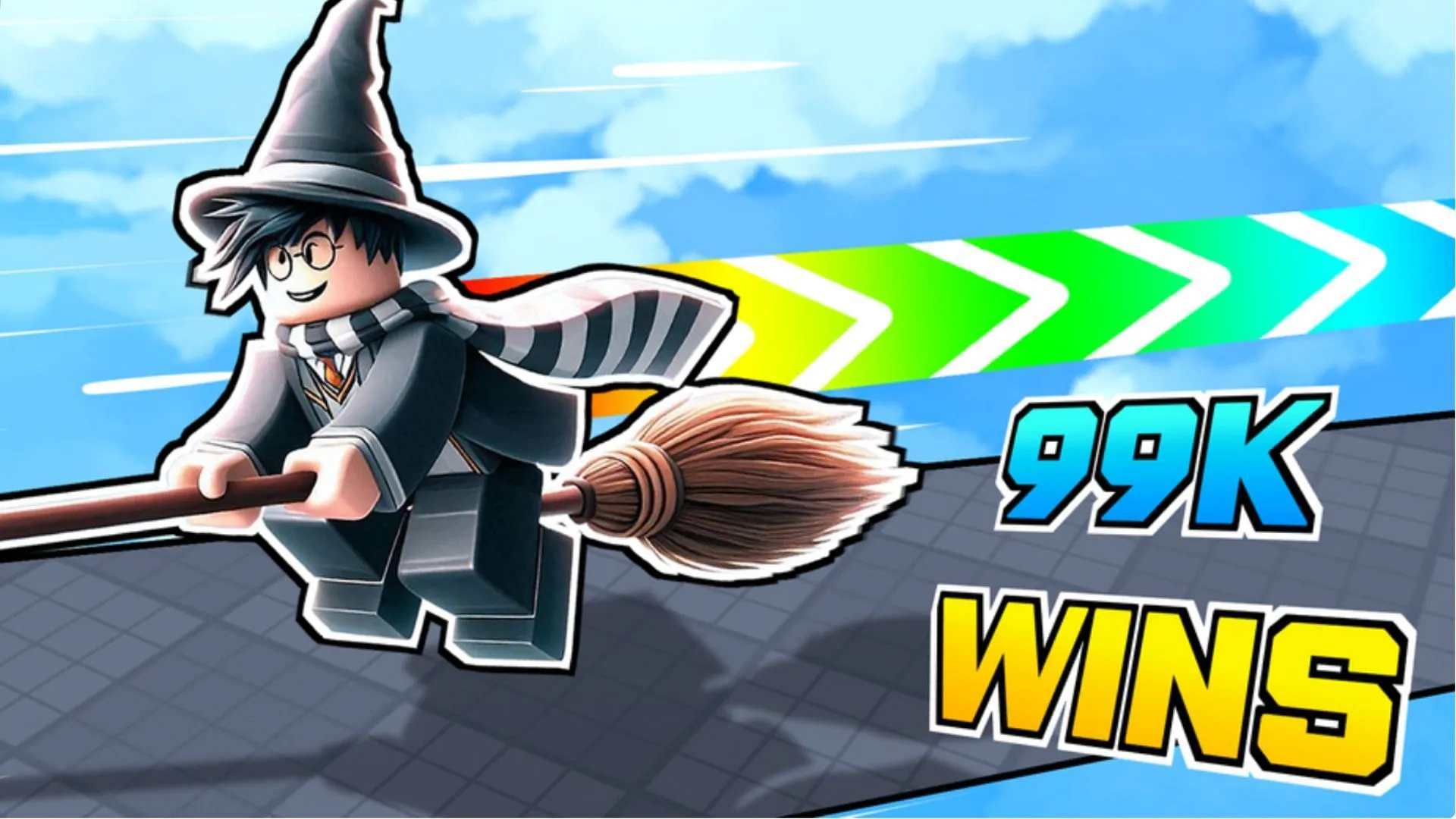 Free active codes in Broomstick Race Simulator are released regularly (Image via Roblox)