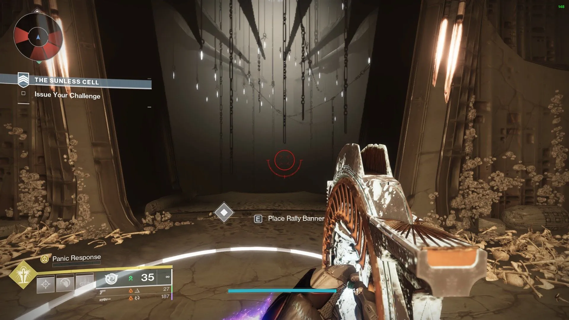 The Sunless Cell Strike in Destiny 2 (Image via Bungie) The Sunless Cell Strike in Destiny 2 (Image via Bungie)
