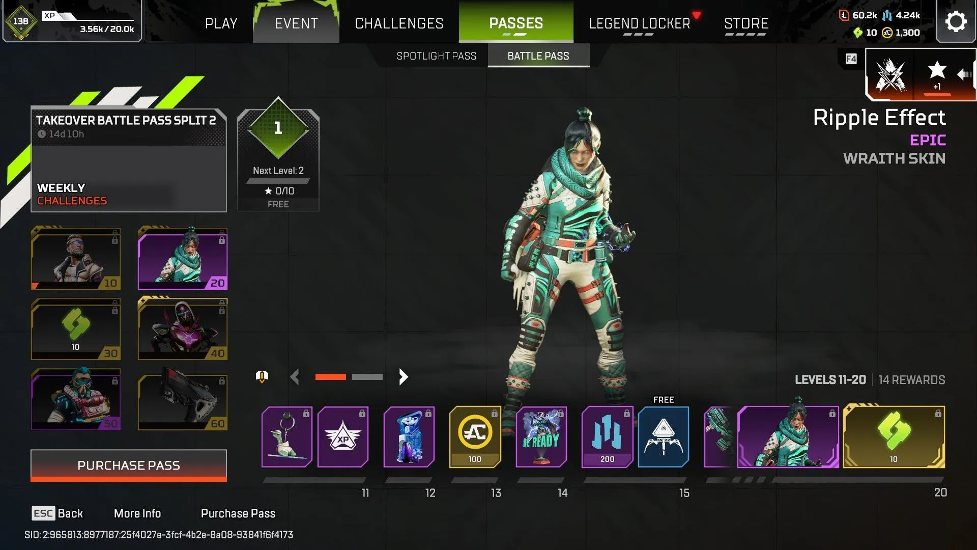 Apex Legends Battle Pass timer Apex Legends Battle Pass timer