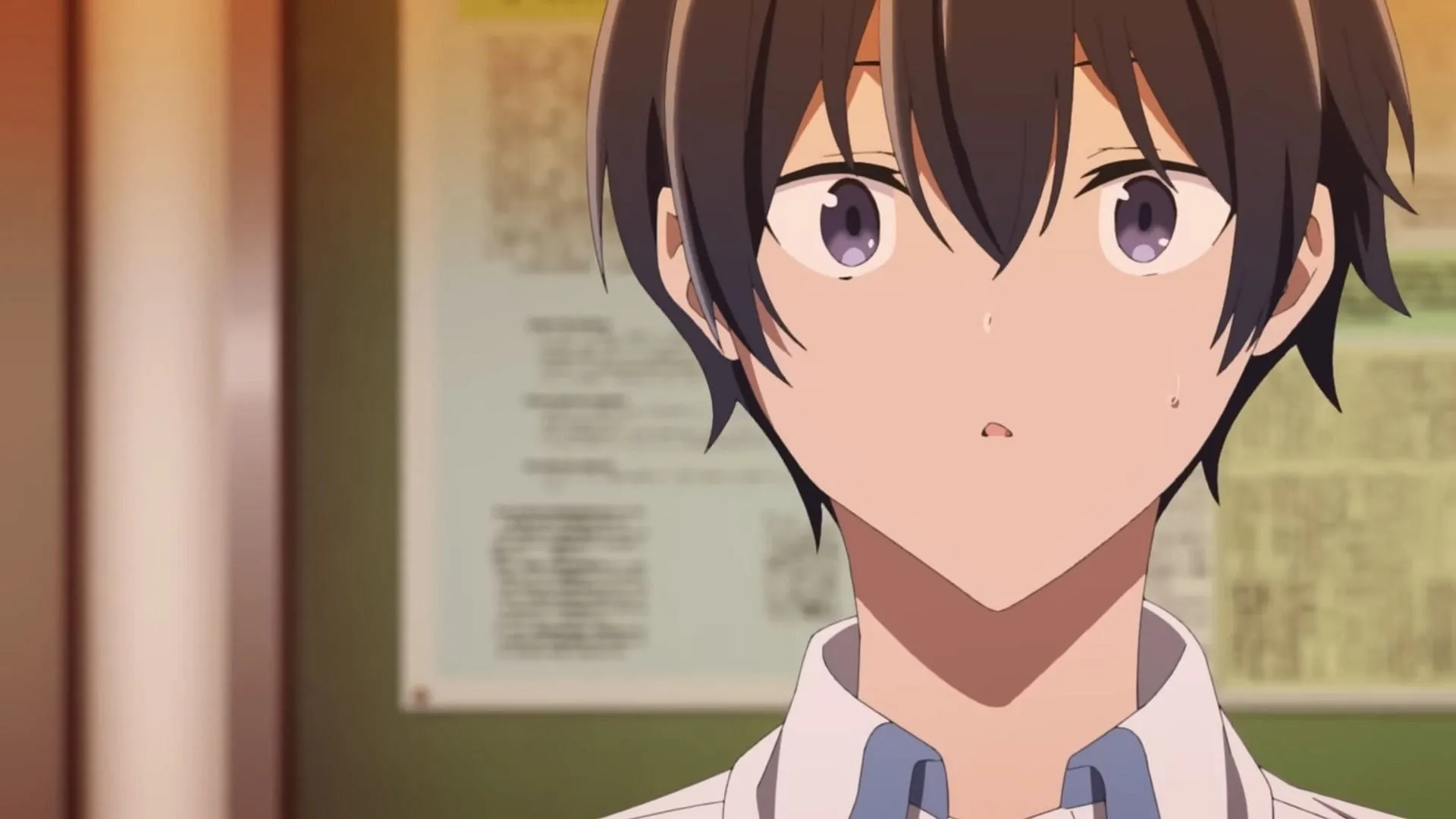 Koushi Shirota will likely begin to stand up for himself in Please Put Them On, Takamine-san! episode 2 (Image via Liden Films)