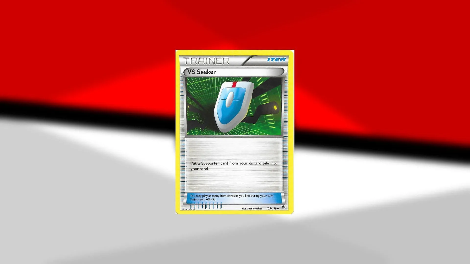 VS Seeker in the Pokémon Trading Card Game (Image via The Pokémon Company) VS Seeker in the Pokémon Trading Card Game (Image via The Pokémon Company)