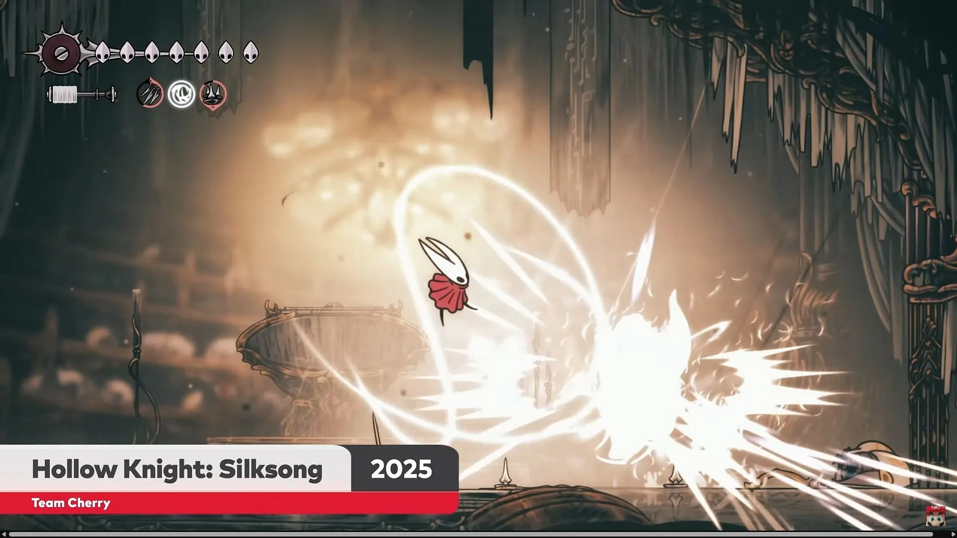 A glimpse of Hollow Knight Silksong from the Nintendo Direct showcase (Image via Team Cherry || Nintendo)