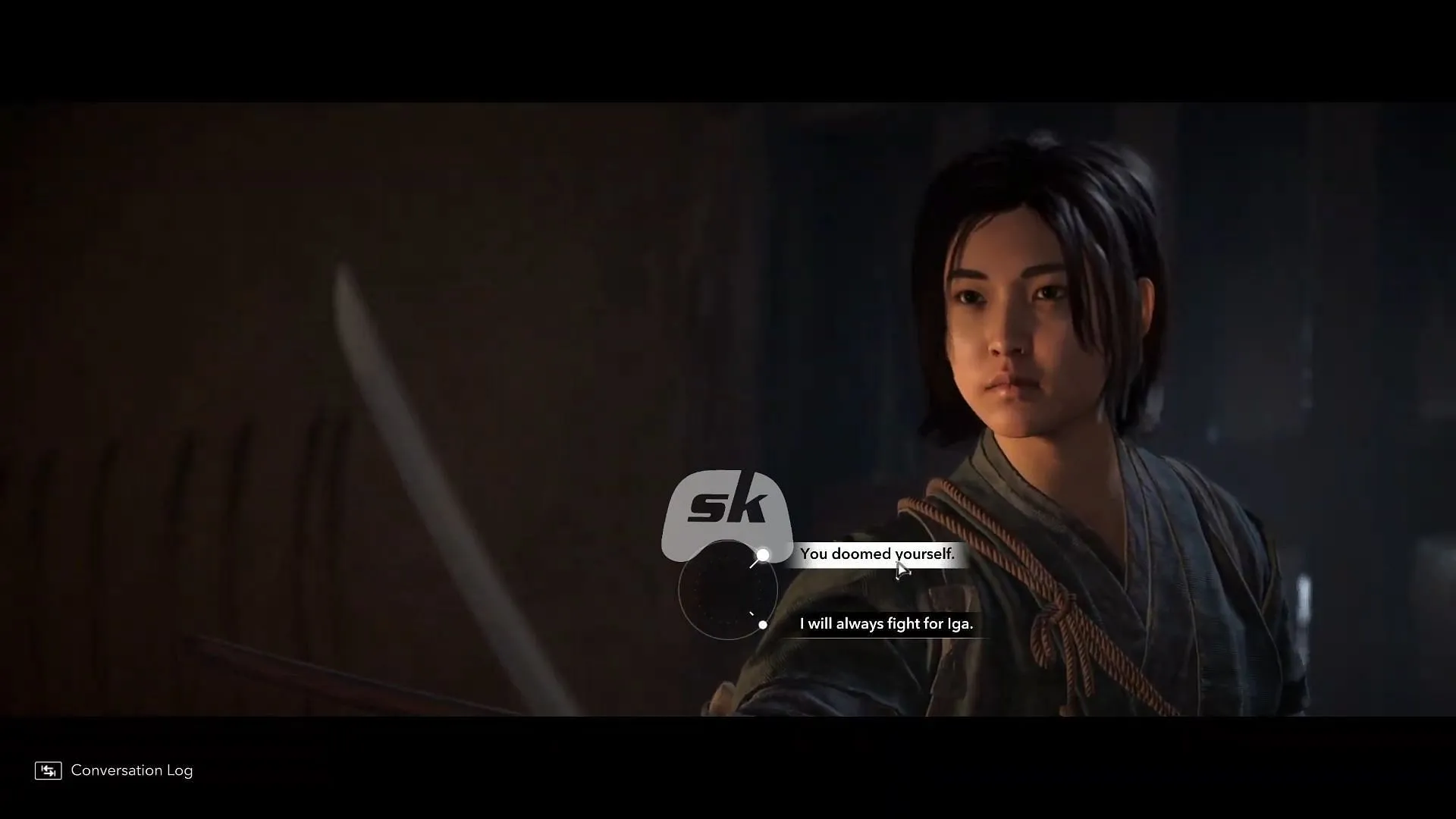 Your dialogue choices have no effect on the outcome (Image via Sportskeeda Gaming // Ubisoft) Your dialogue choices have no effect on the outcome (Image via Sportskeeda Gaming // Ubisoft)