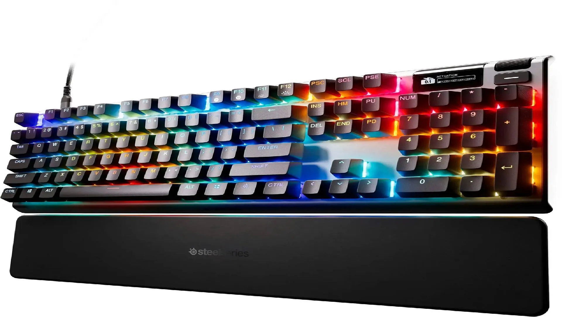 SteelSeries Apex Pro is an adjustable gaming keyboard with Rapid Tap (Image via SteelSeries) SteelSeries Apex Pro is an adjustable gaming keyboard with Rapid Tap (Image via SteelSeries)