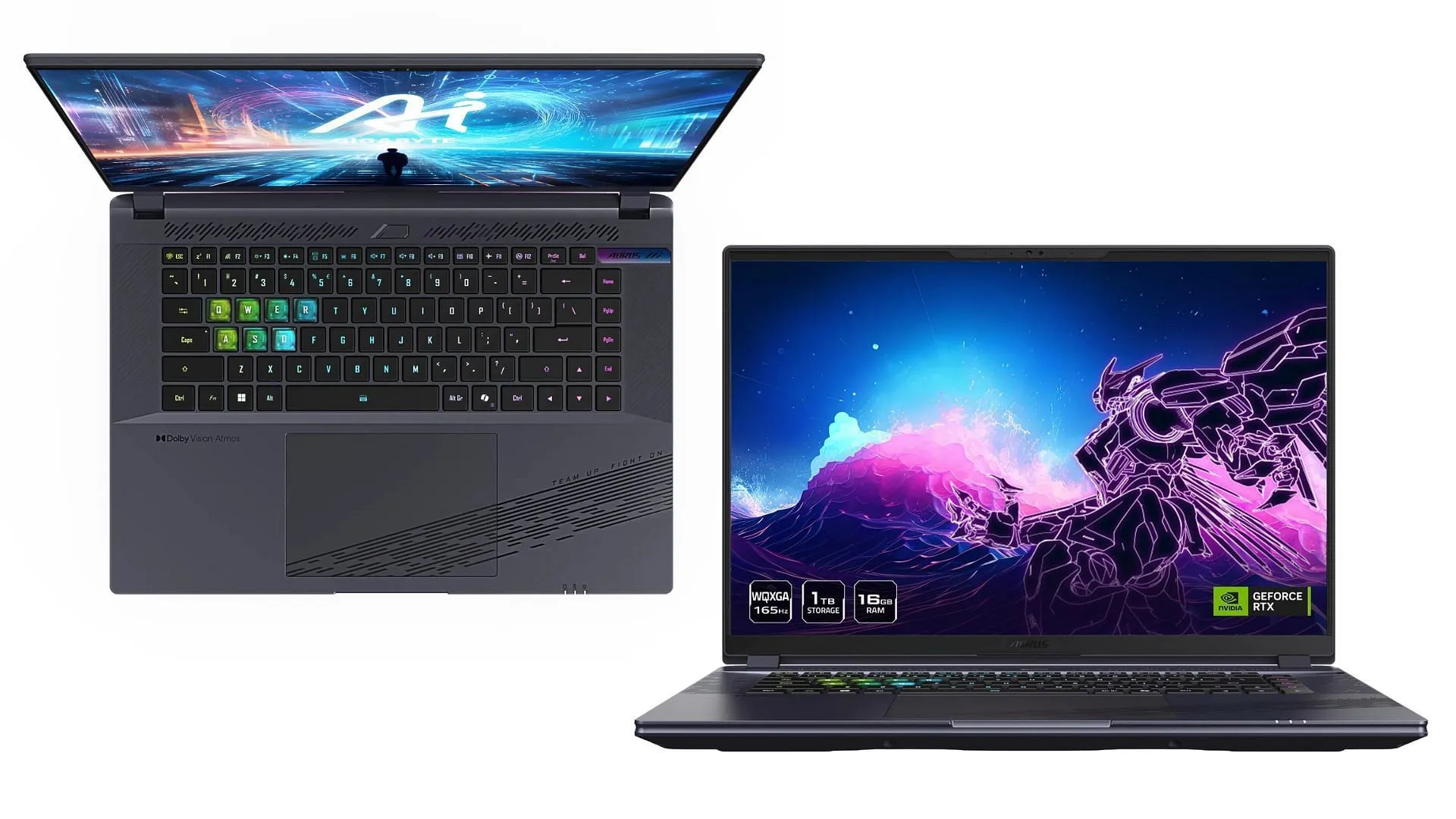 The Aorus 16X features a stunning WQXGA display (Image via Gigabyte) The Aorus 16X features a stunning WQXGA display (Image via Gigabyte)