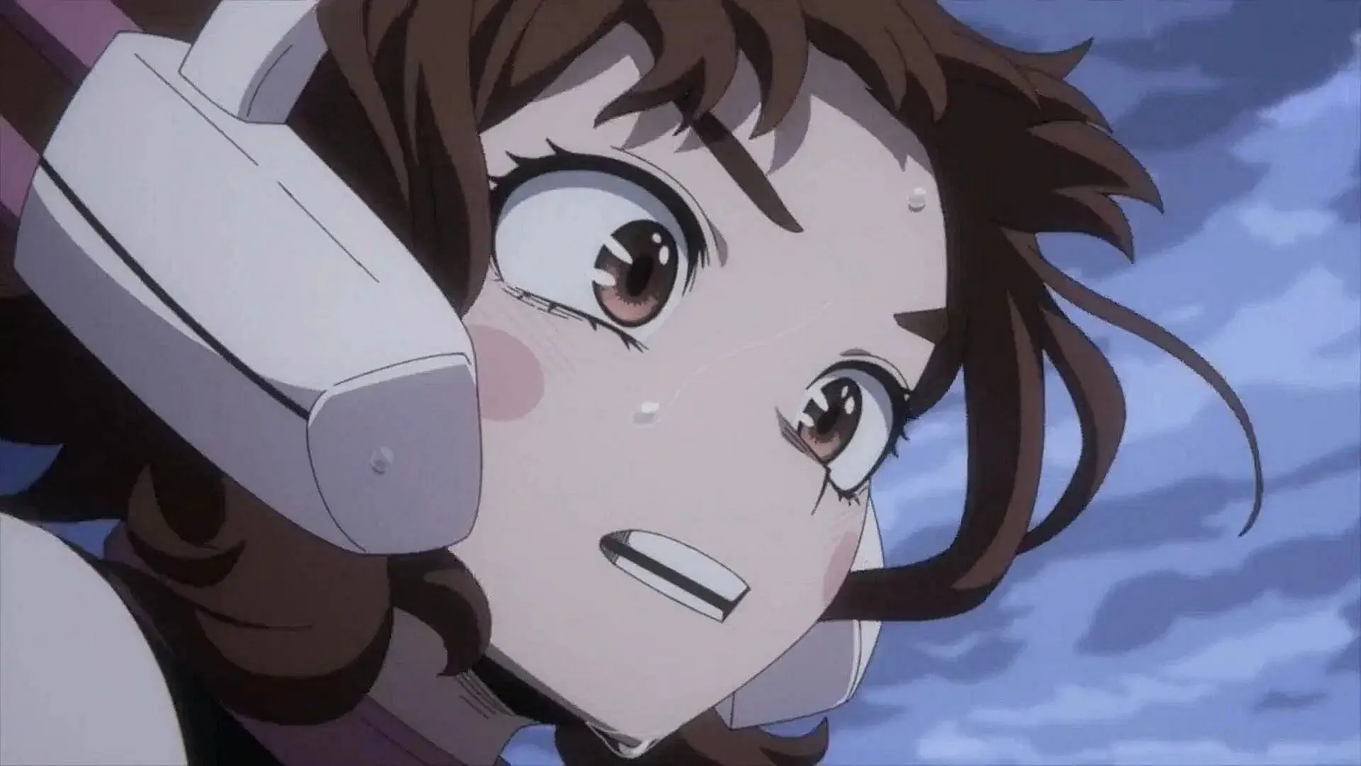 Uraraka as seen in the anime (Image via Bones).