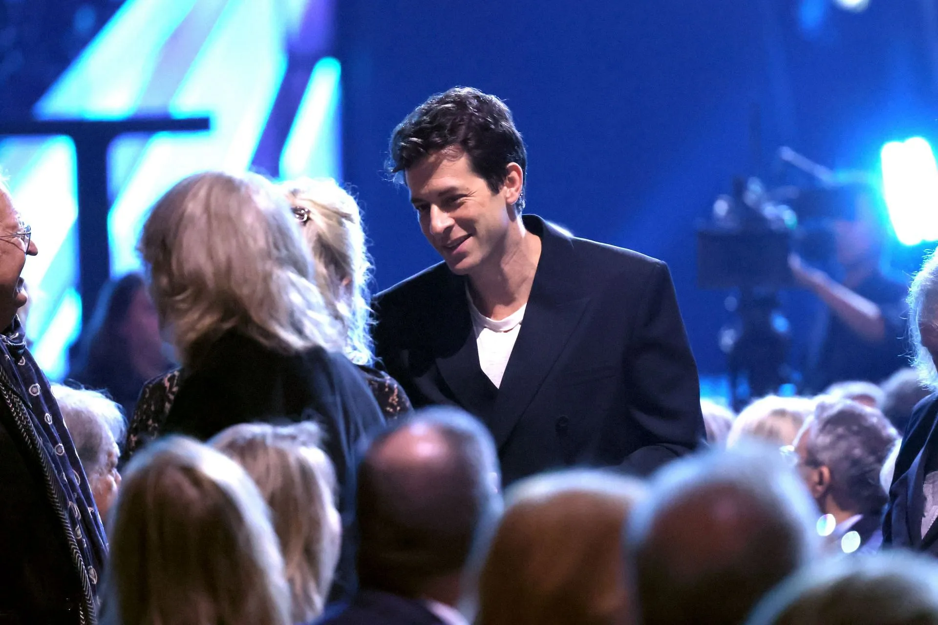 Mark Ronson at the 2024 Rock & Roll Hall Of Fame Induction Ceremony - Inside - Image via Getty Mark Ronson at the 2024 Rock & Roll Hall Of Fame Induction Ceremony - Inside - Image via Getty