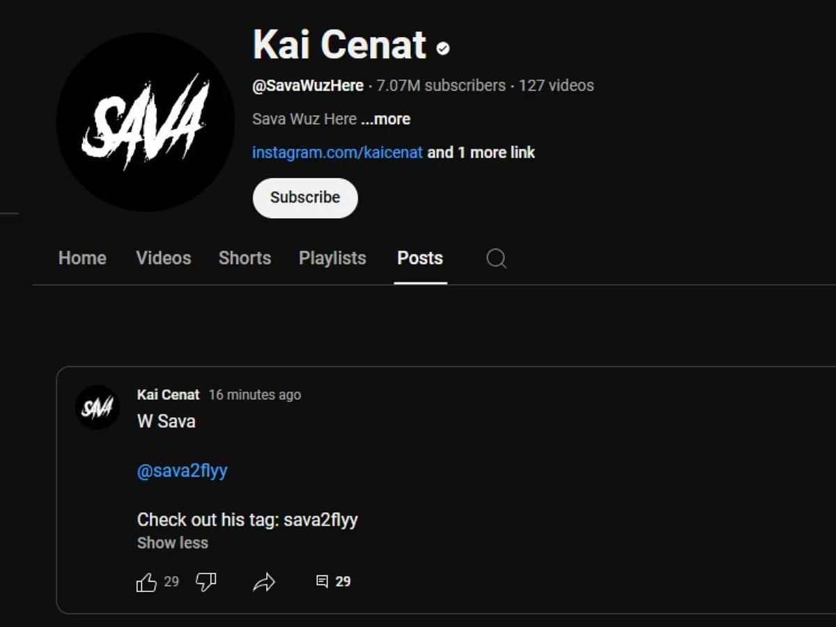 Kai Cenat's YouTube account was hacked after his Twitch account