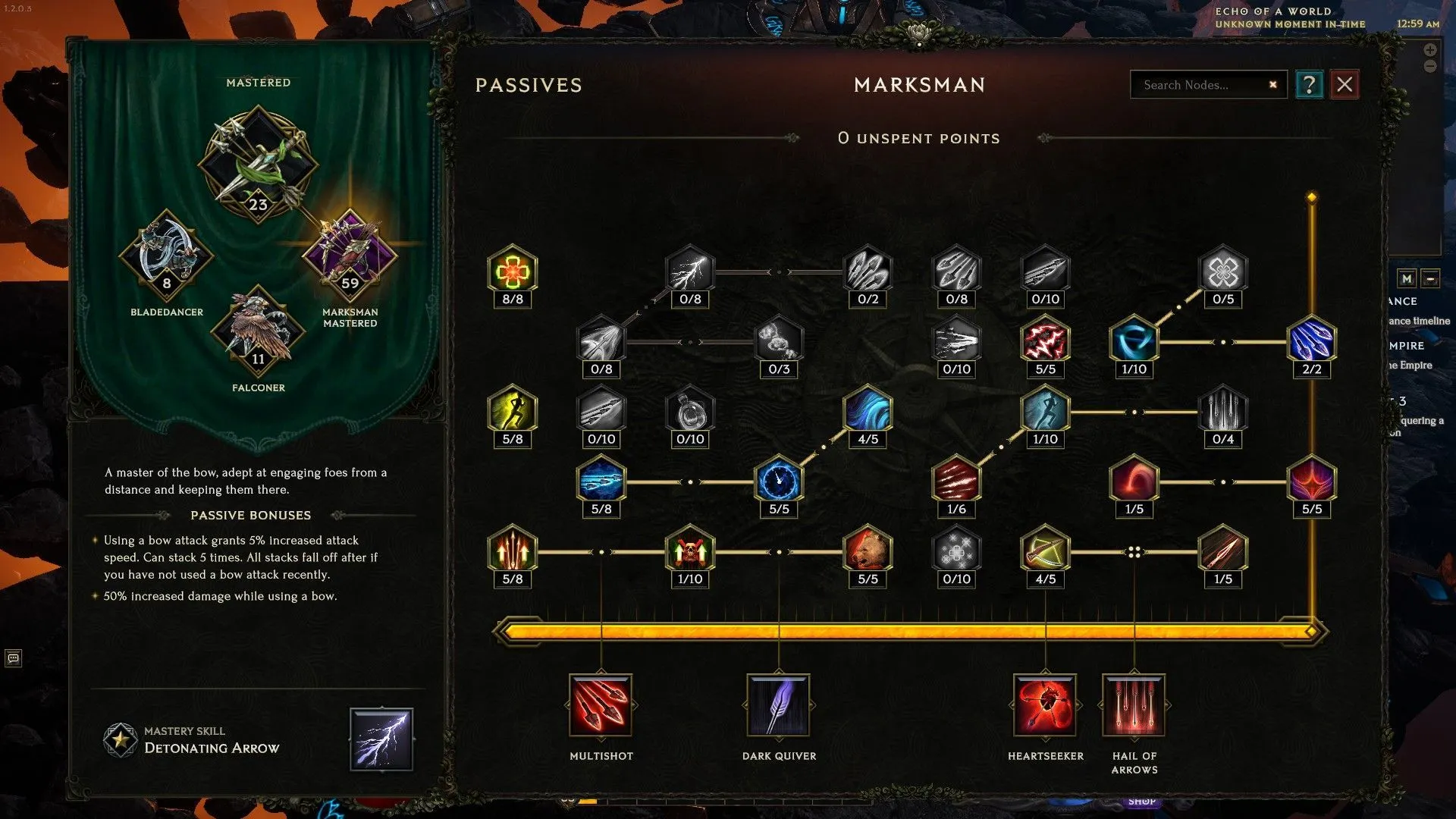 Marksman skill tree (Image via EHG)