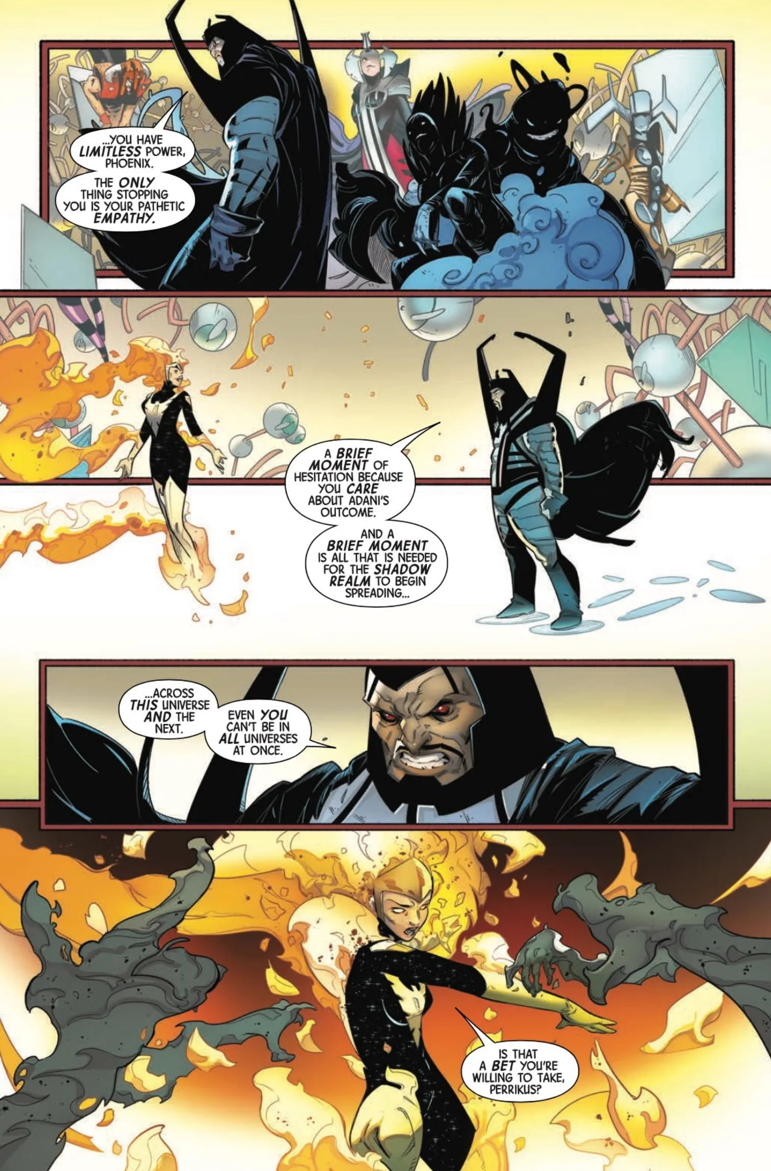 Jean Grey holding the Phoenix Force