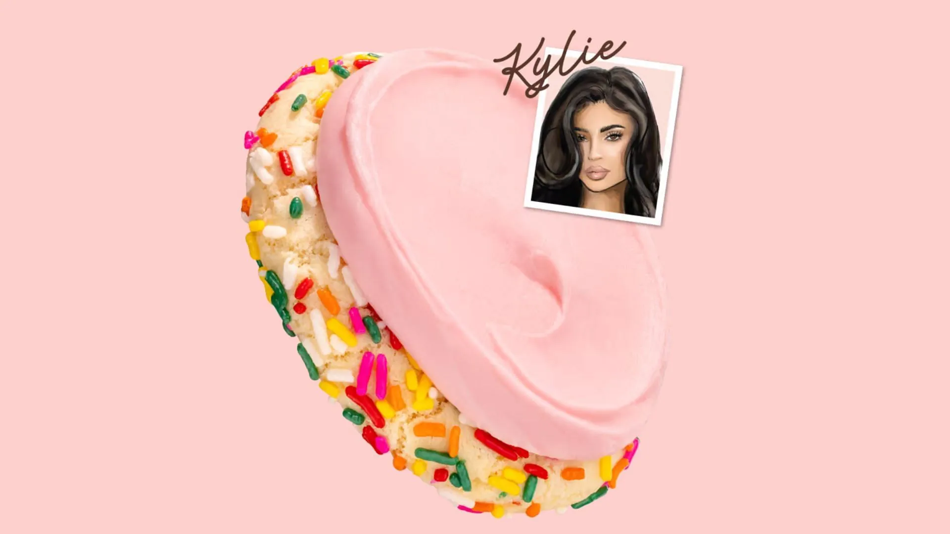 Kylie’s Pink Confetti Sugar Cookie (Image via Crumbl)