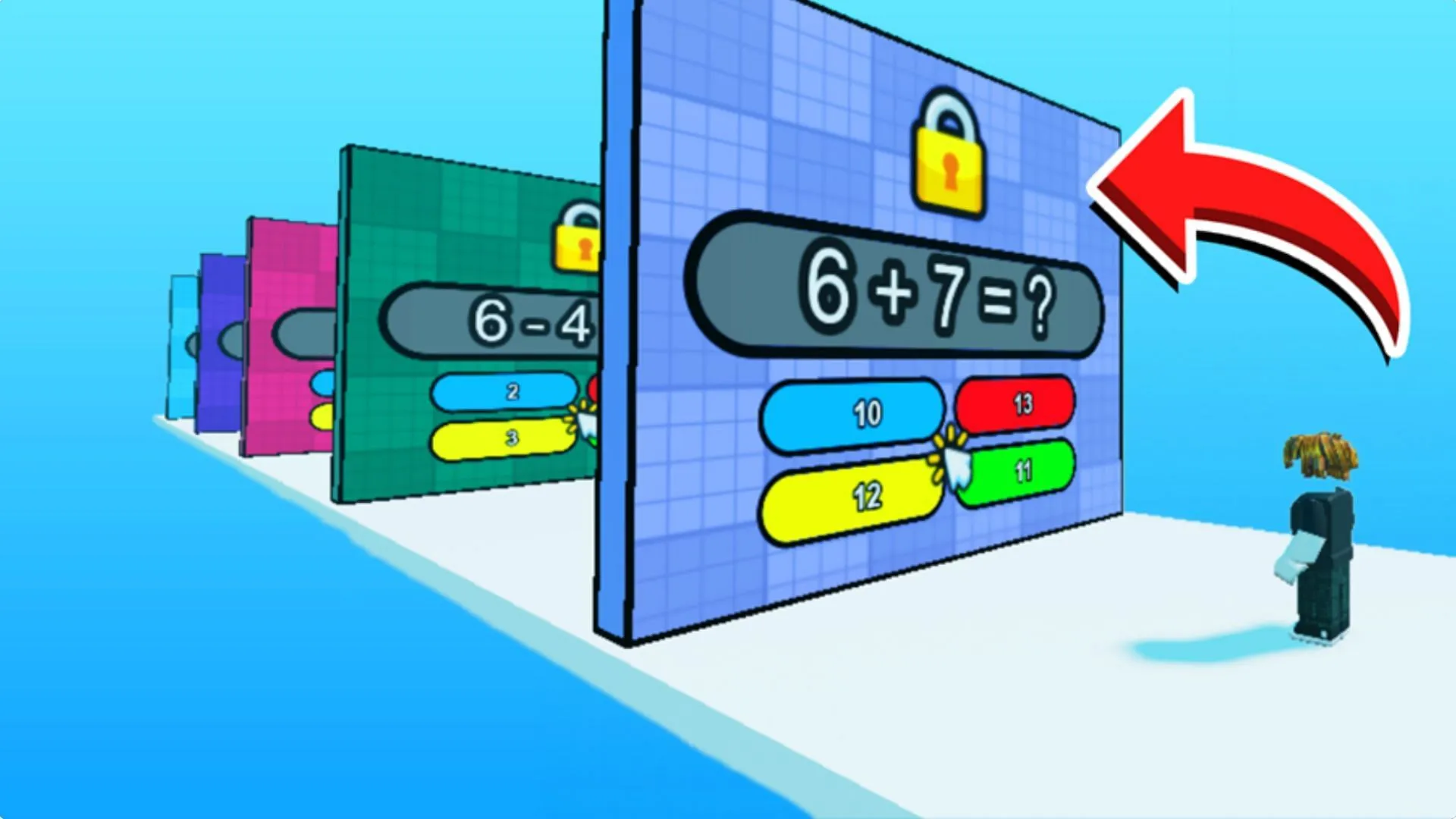 Free active codes in Math Wall Simulator (Image via Roblox)