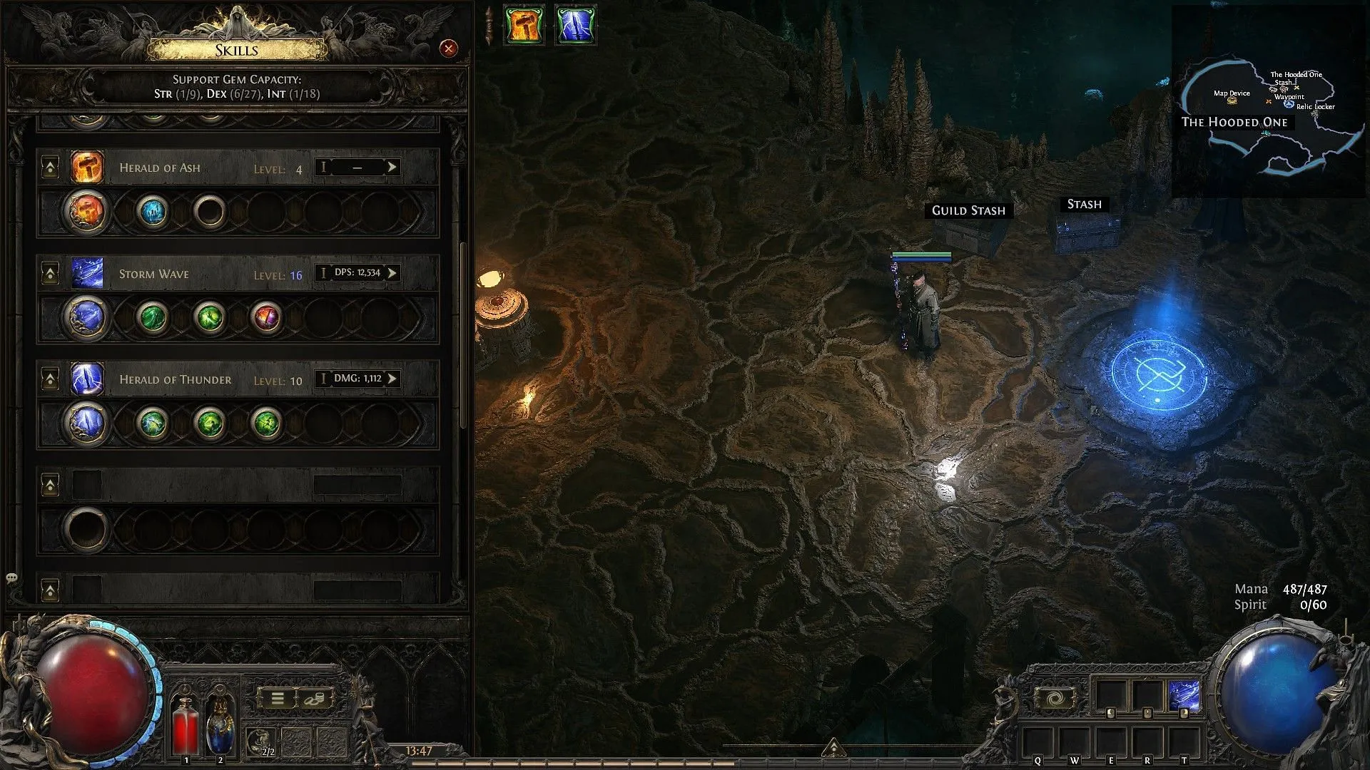 Storm Wave build skills in Path of Exile 2 (Image via GGG)