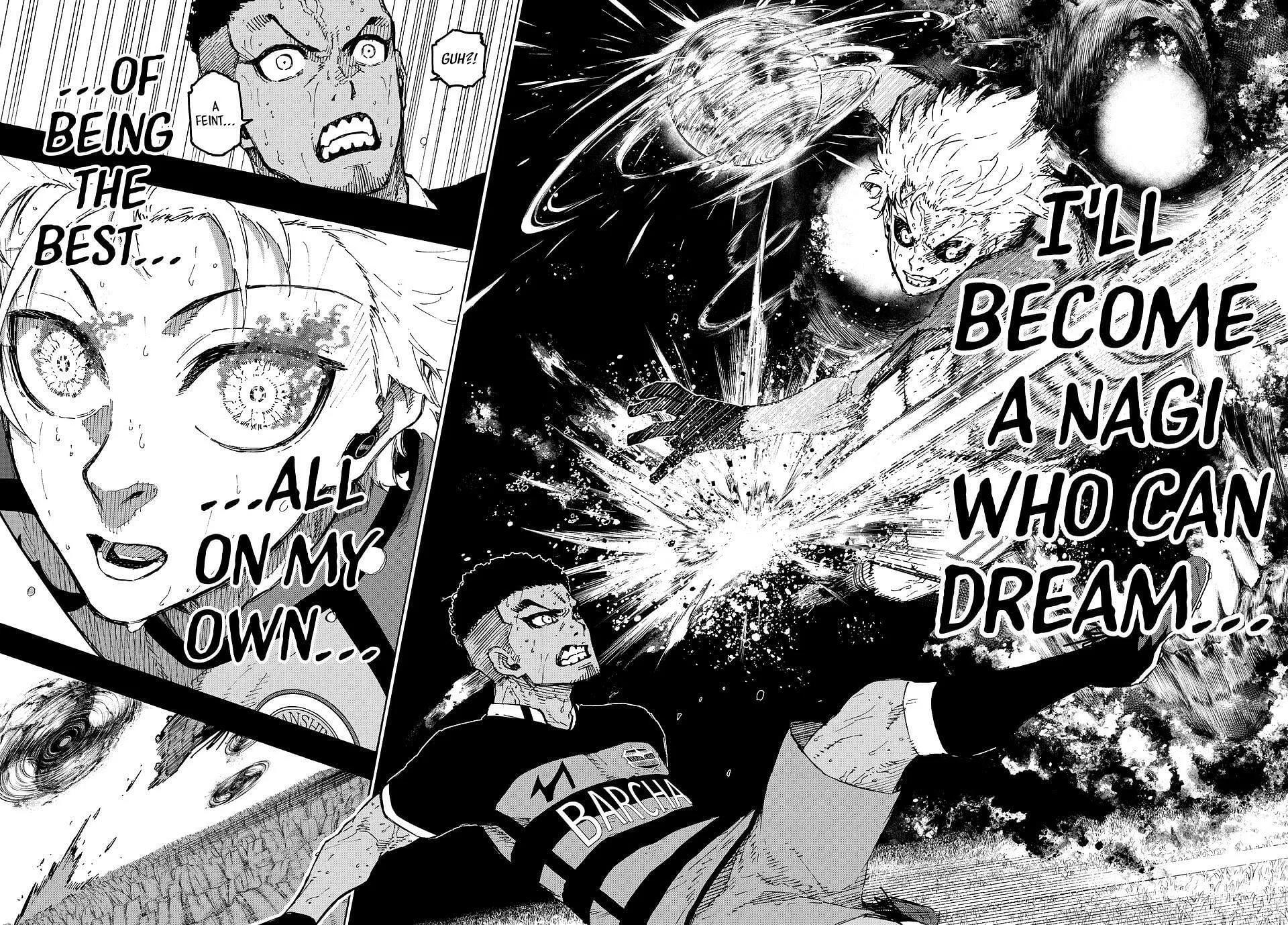 Seishiro Nagi as seen in the Blue Lock manga (Image via Kodansha) Seishiro Nagi as seen in the Blue Lock manga (Image via Kodansha)