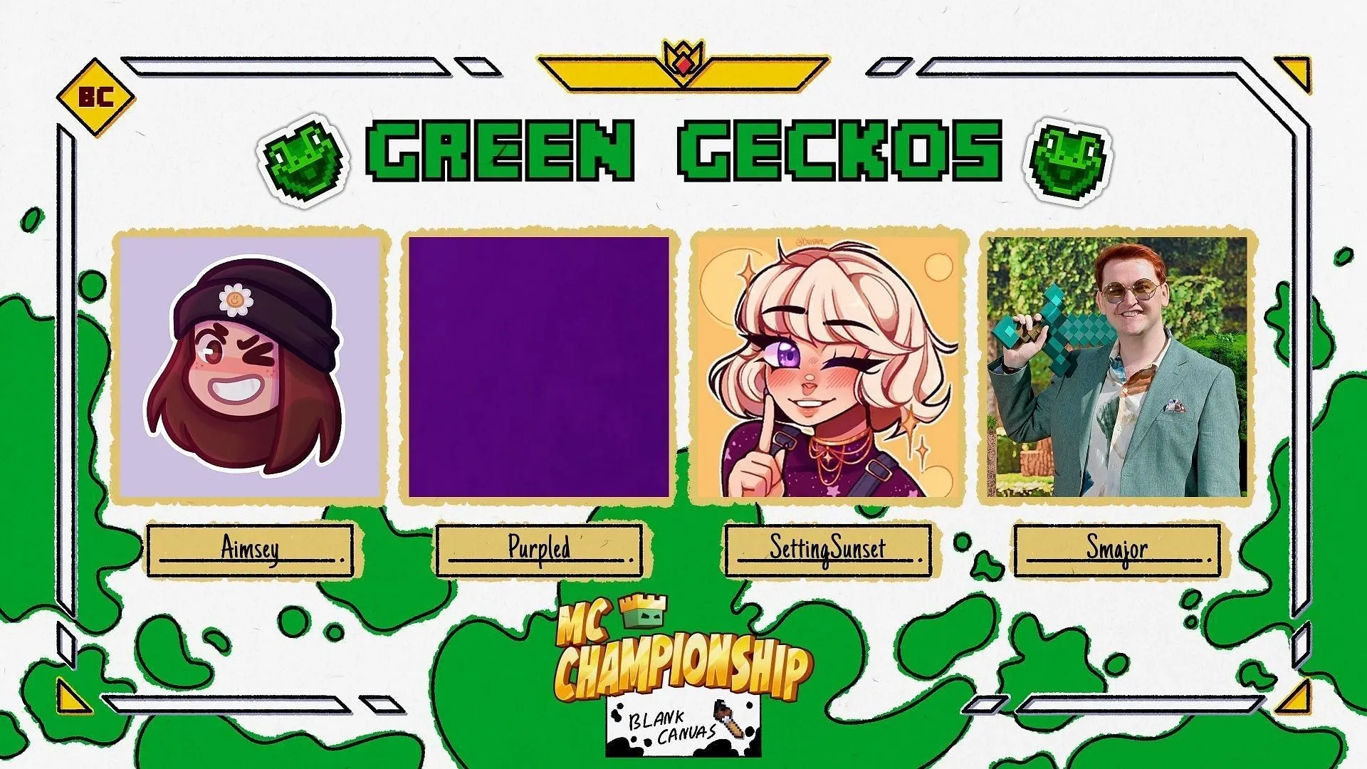 Members of Green Geckos