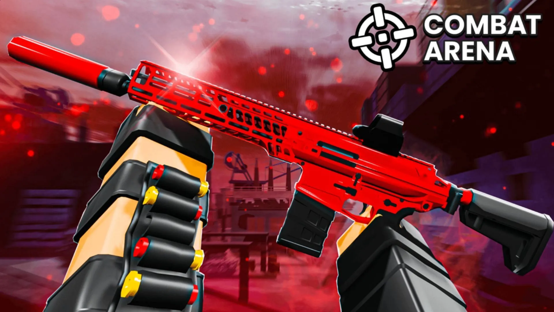 Combat Arena is a PvP shooting game (Image via Roblox)