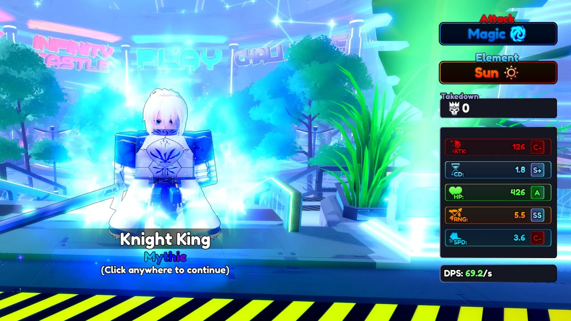 Most Mythic units provide exceptional damage and skills (Image via Roblox)
