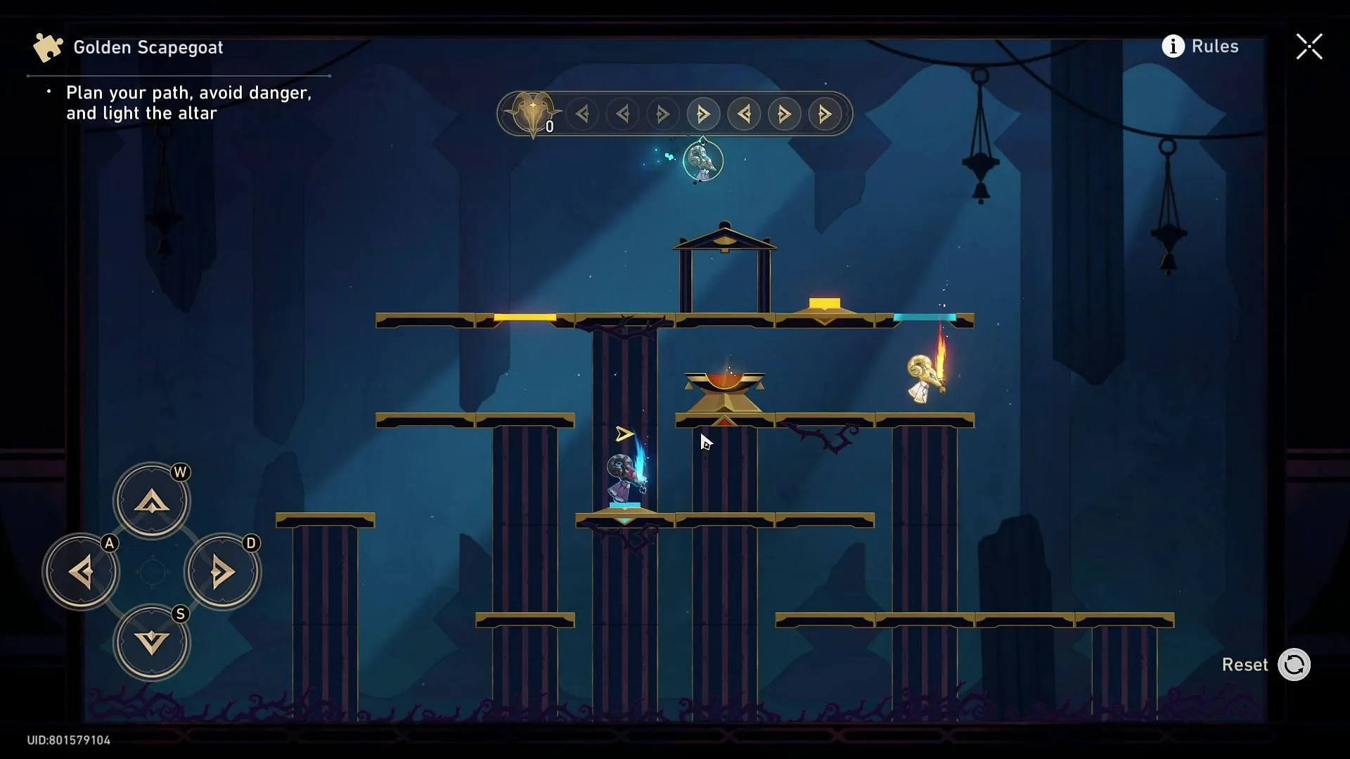 Third Golden Scapegoat puzzle solution (Image via HoYoverse)