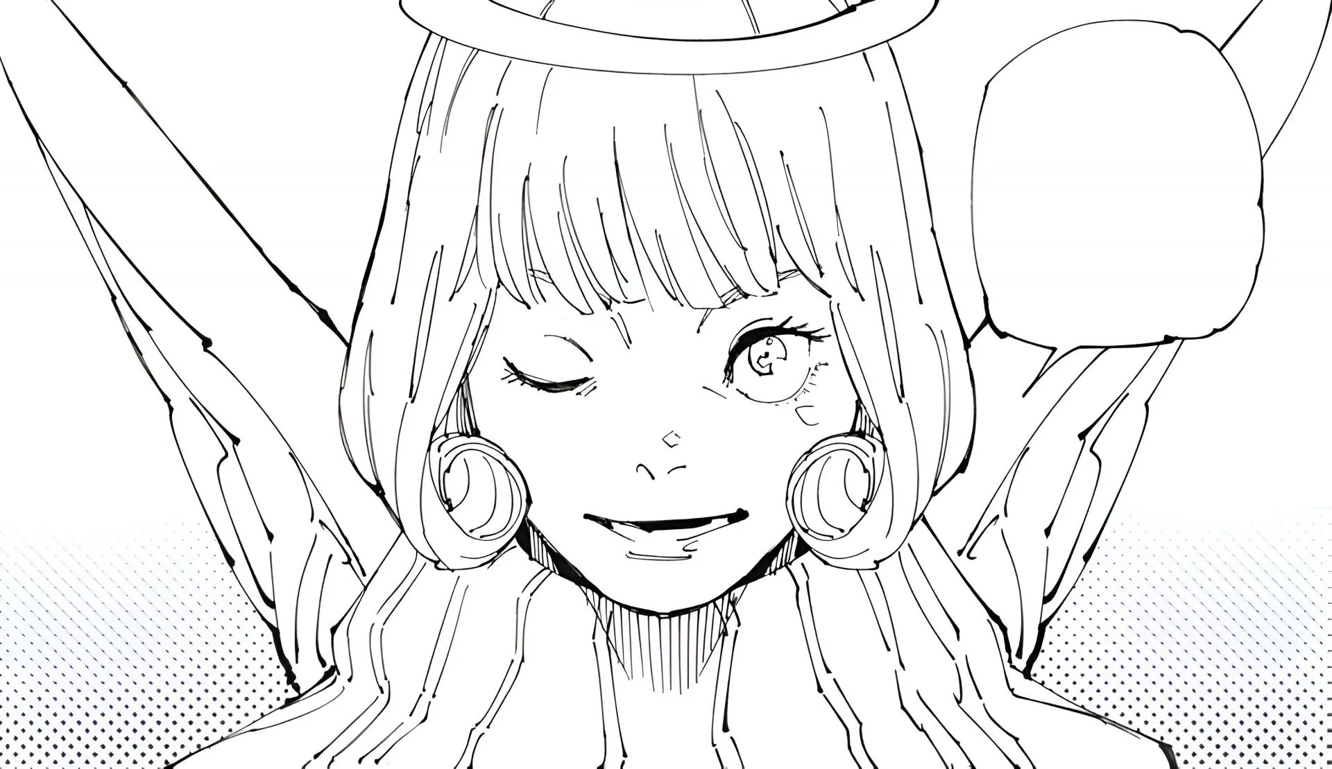 Hana Kurusu as seen in the manga Hana Kurusu as seen in the manga