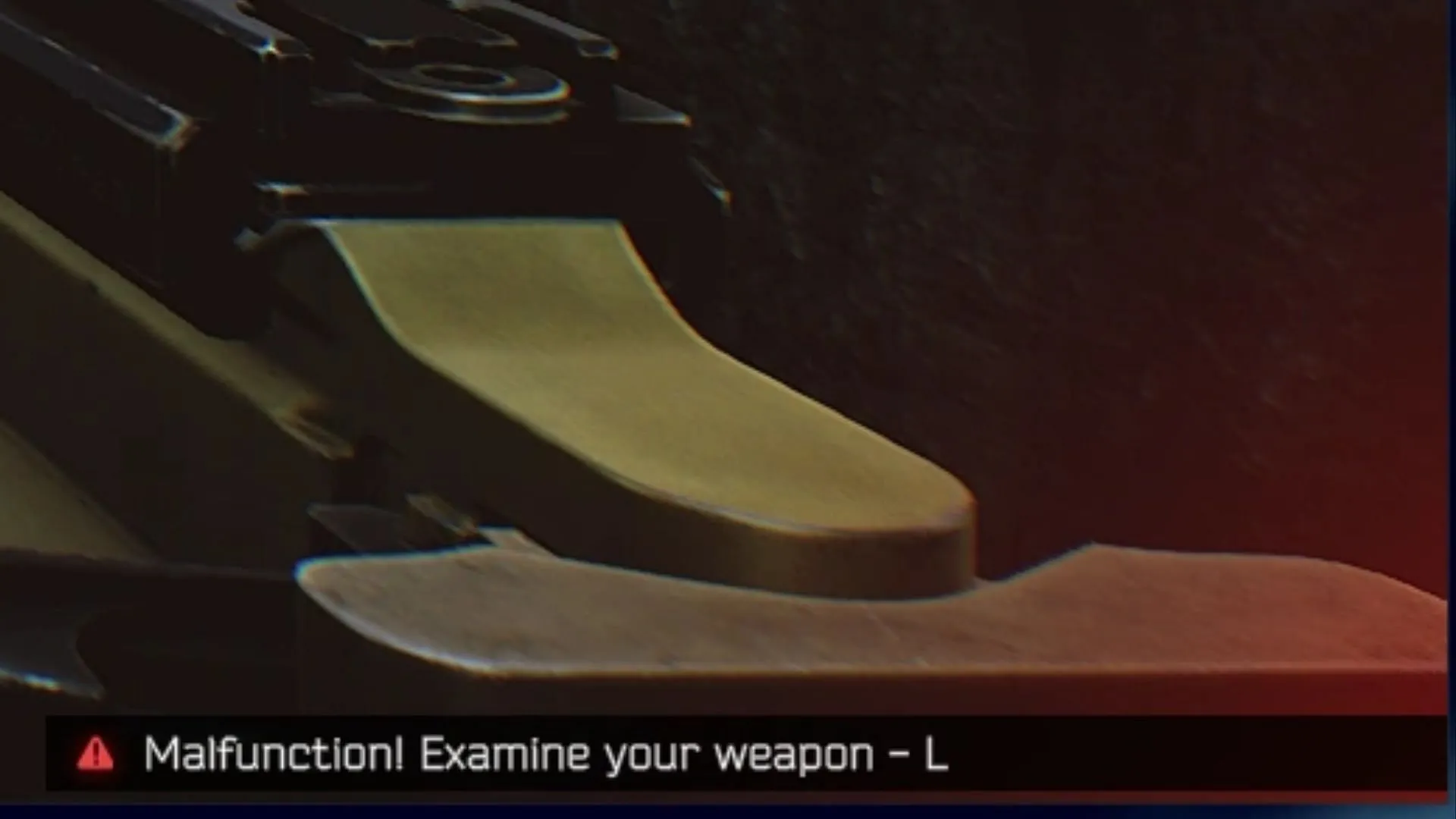Escape from Tarkov weapon malfunction notification