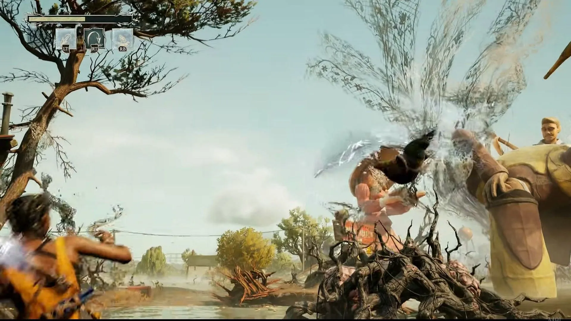Crouton aiding mobility across hazards (Image via Xbox Game Studios || YouTube/@Maka91Productions)