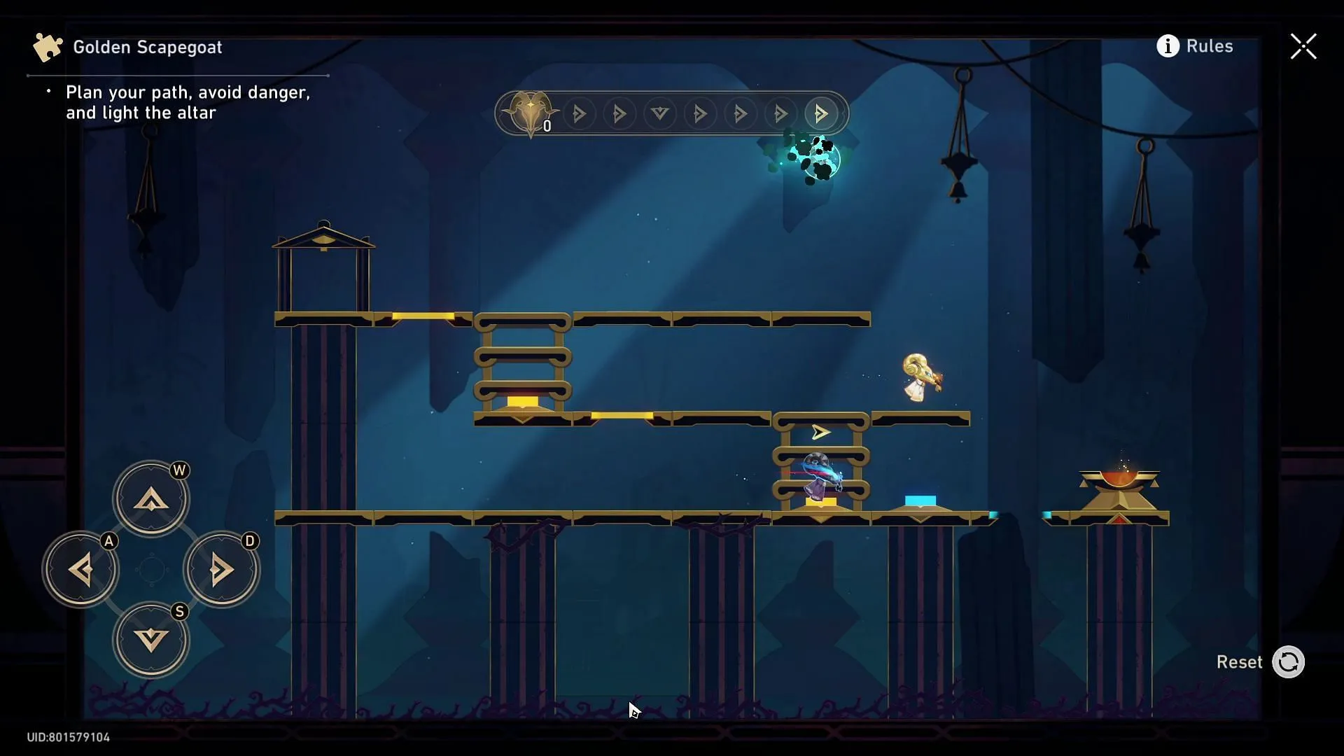 Second Golden Scapegoat puzzle solution (Image via HoYoverse) Second Golden Scapegoat puzzle solution (Image via HoYoverse)