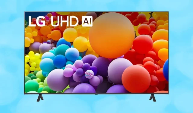 베스트바이에서 65인치 LG UT70 4K UHD TV 250달러 할인