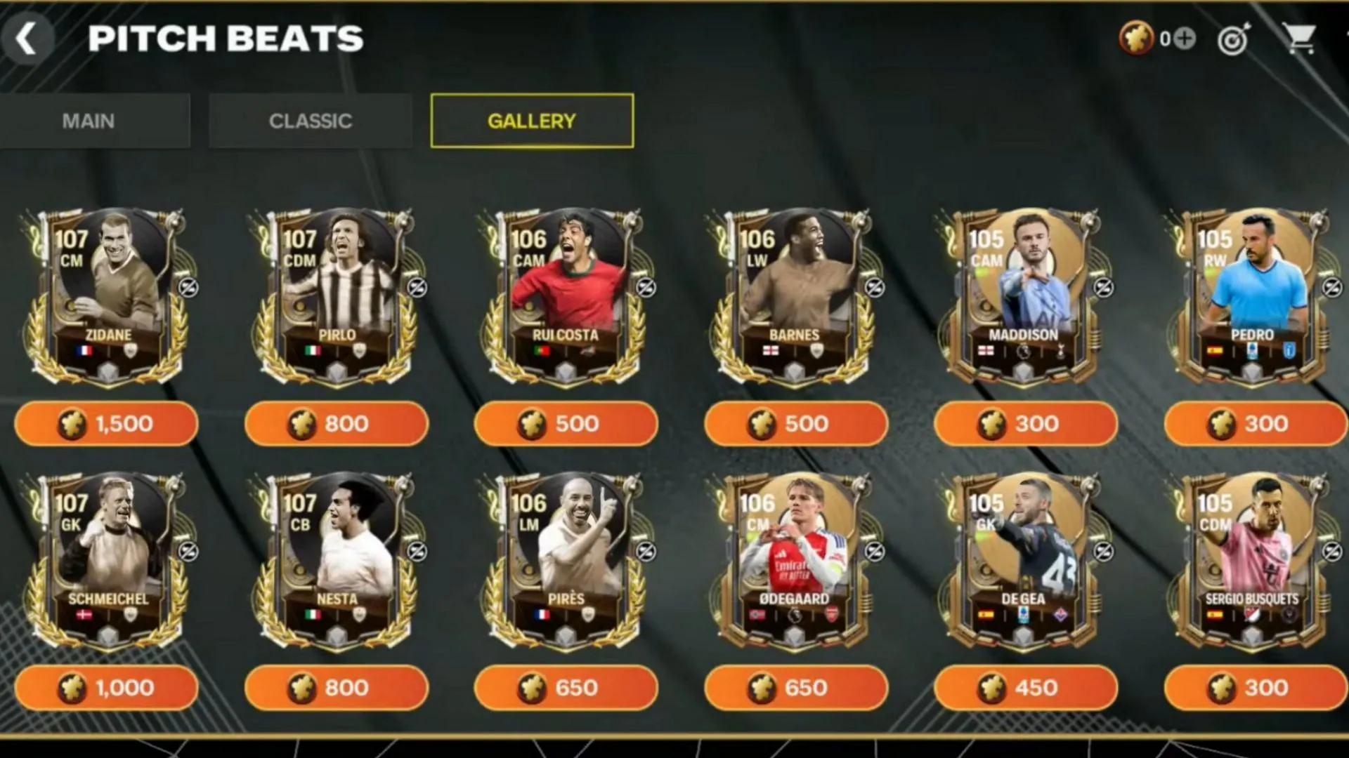 All announced players feature in the Gallery chapter (Image via EA Sports)
