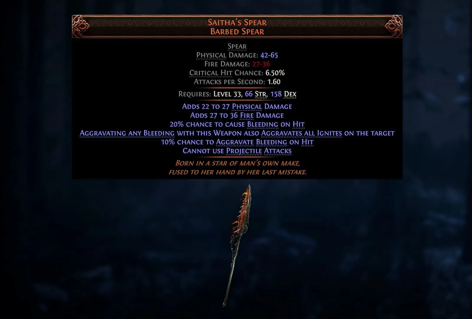 New Unique Spears introduced in the patch (Image via GGG) New Unique Spears introduced in the patch (Image via GGG)