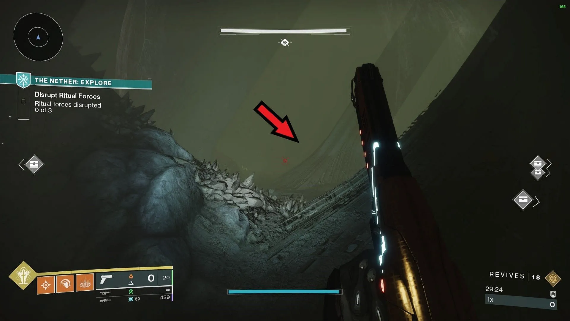 First Essence chest inside the cave (Image via Bungie) First Essence chest inside the cave (Image via Bungie)