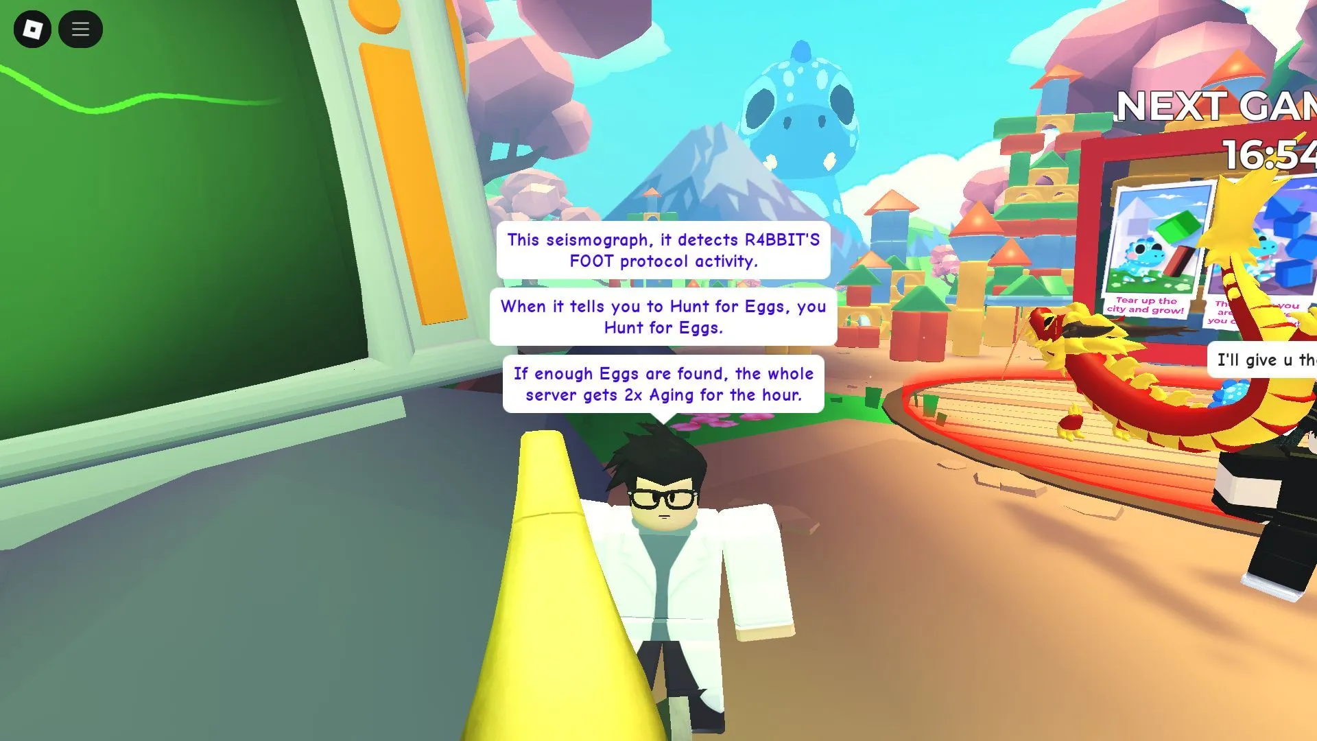 서버 전체 보상을 받으려면 계란 찾기를 완료하세요(Roblox 이미지 제공) 서버 전체 보상을 받으려면 계란 찾기를 완료하세요(Roblox 이미지 제공)