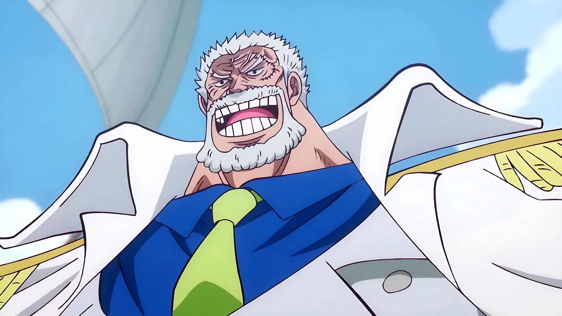 Monkey D Garp as seen in the anime (Image via Toei Animation) Monkey D Garp as seen in the anime (Image via Toei Animation)
