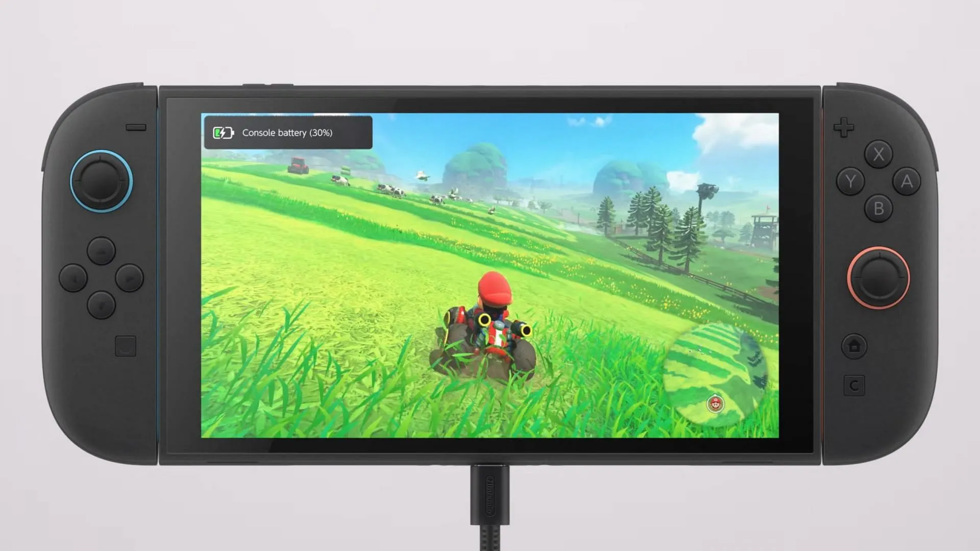 The Nintendo Switch 2 charging