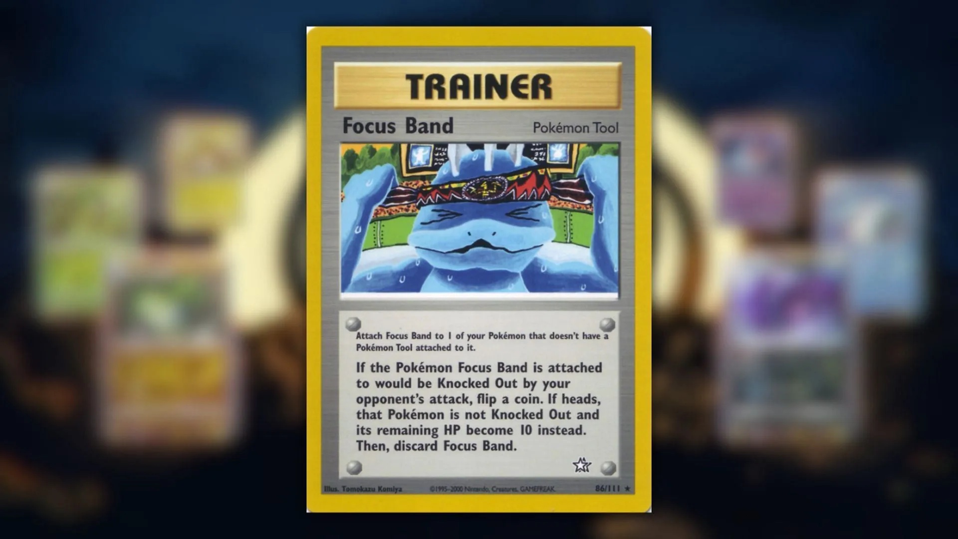 Focus Band card that has been seen in the past (Image via The Pokemon Company) Focus Band card that has been seen in the past (Image via The Pokemon Company)