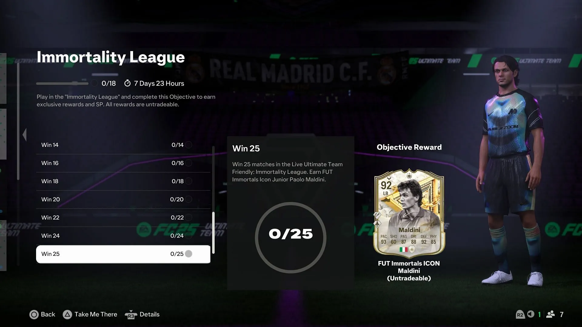 The tasks (Image via EA Sports)