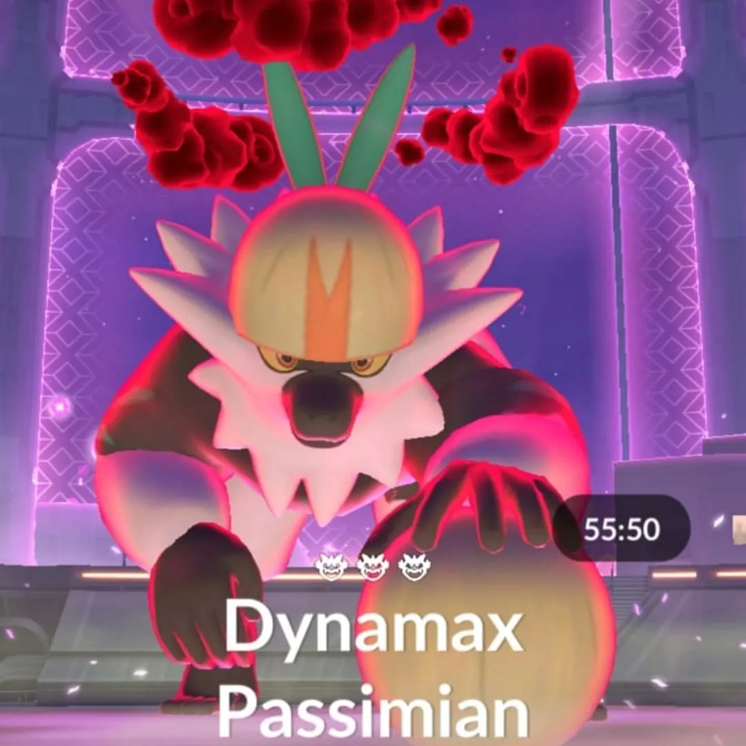 Dynamax Passimian in Pokémon GO (Image via TPC)