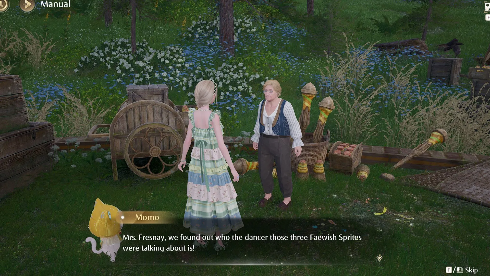Go back and talk to Fresnay again Go back and talk to Fresnay again