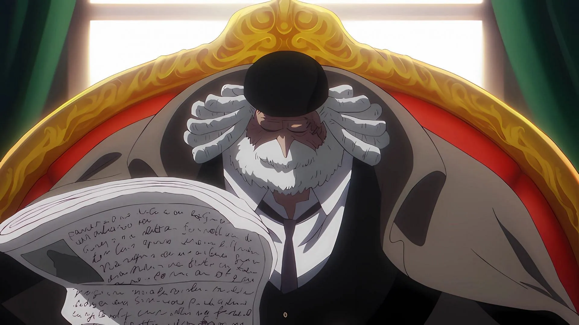 Saint Saturn depicted in the anime (Image via Toei Animation)