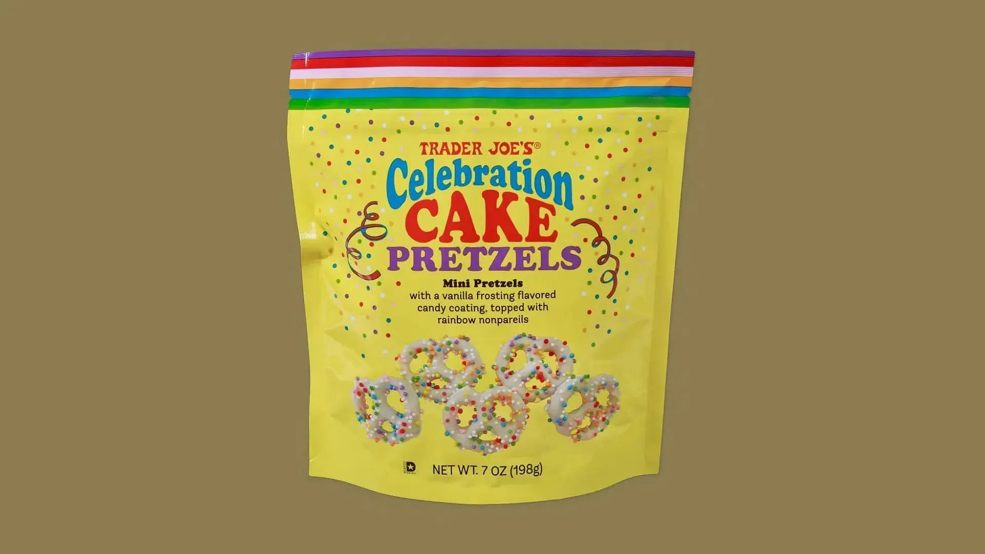 Celebration Cake Pretzels (Image via Trader Joe's)