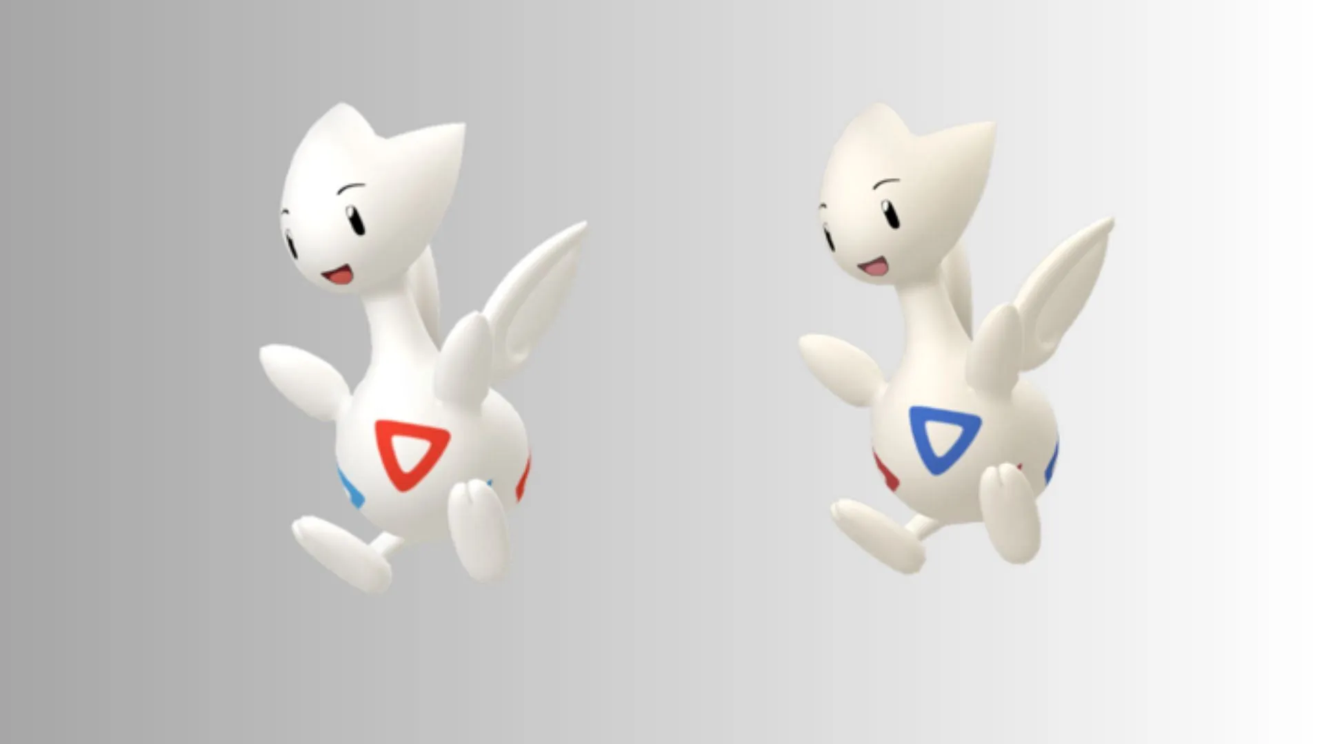 Togetic and Shiny Togetic Togetic and Shiny Togetic