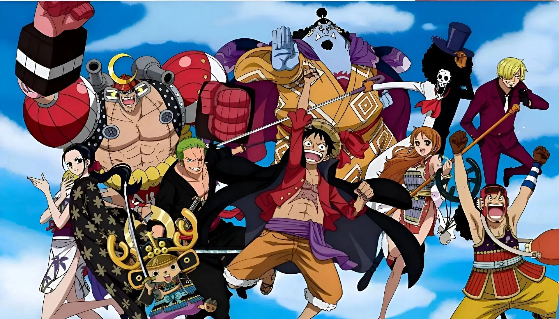 The Straw Hat Pirates as seen in the anime One Piece (Image via Toei Animation) The Straw Hat Pirates as seen in the anime One Piece (Image via Toei Animation)