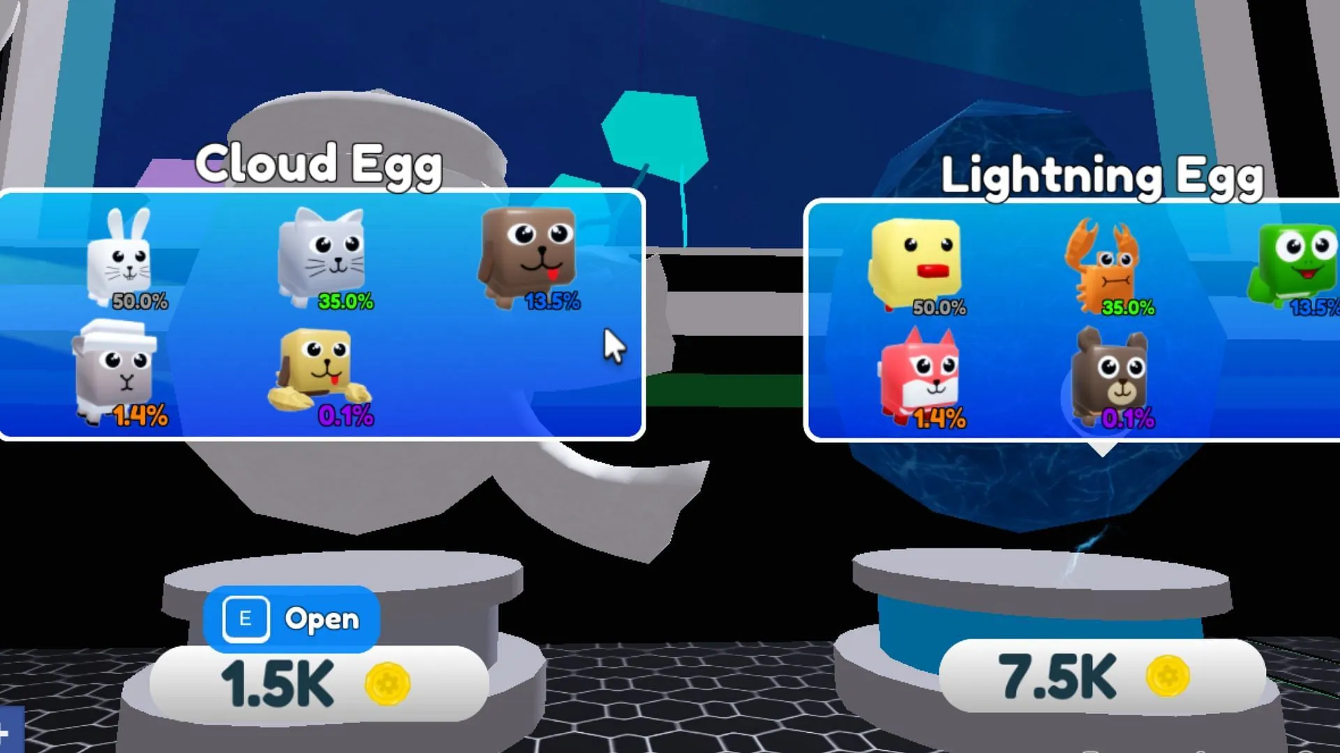 Use Coins to get Pets (Image via Roblox)