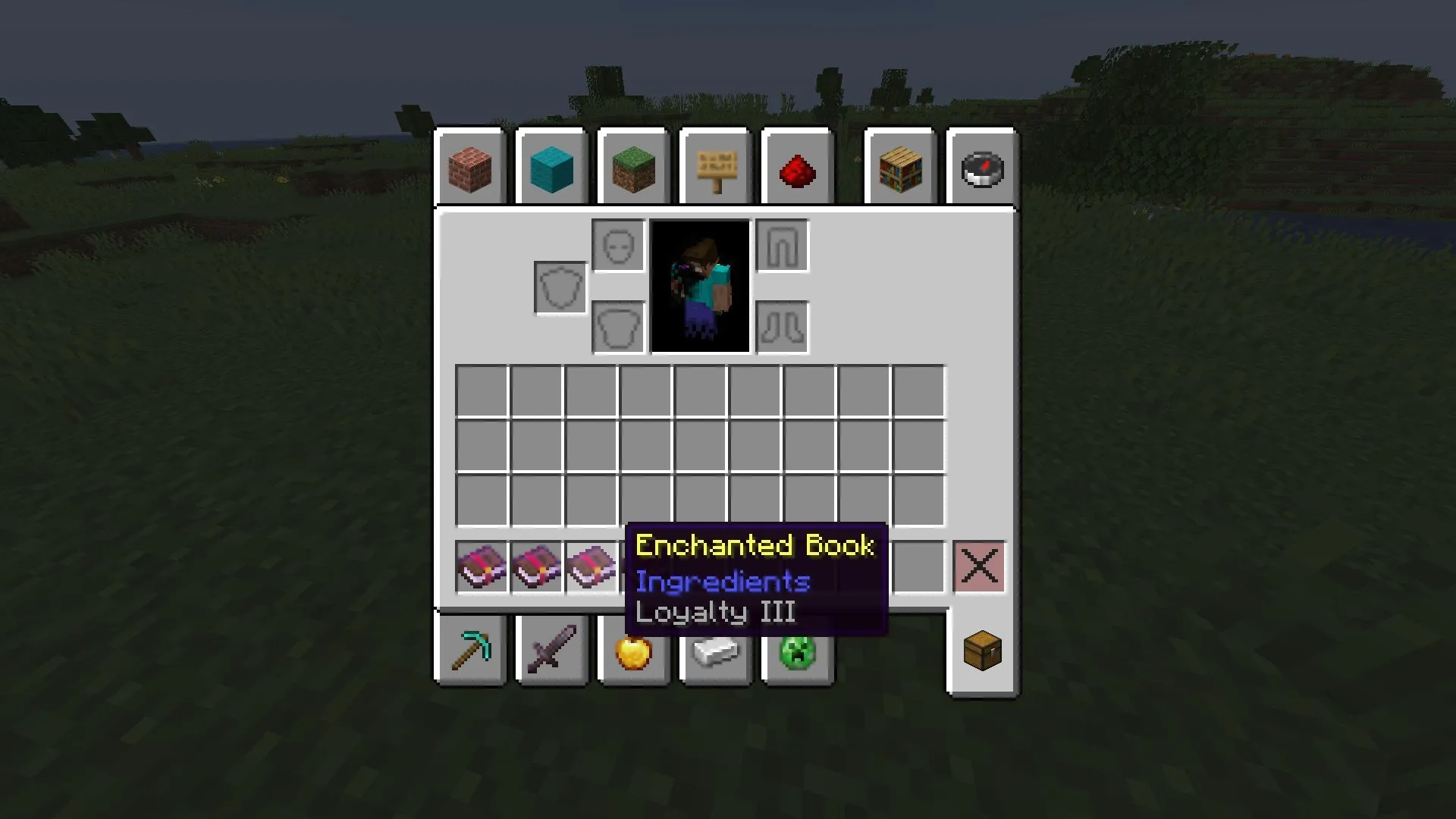 Loyalty enchantment changes how you use tridents. (Image via Sportskeeda Gaming || Mojang Studios) Loyalty enchantment changes how you use tridents. (Image via Sportskeeda Gaming || Mojang Studios)
