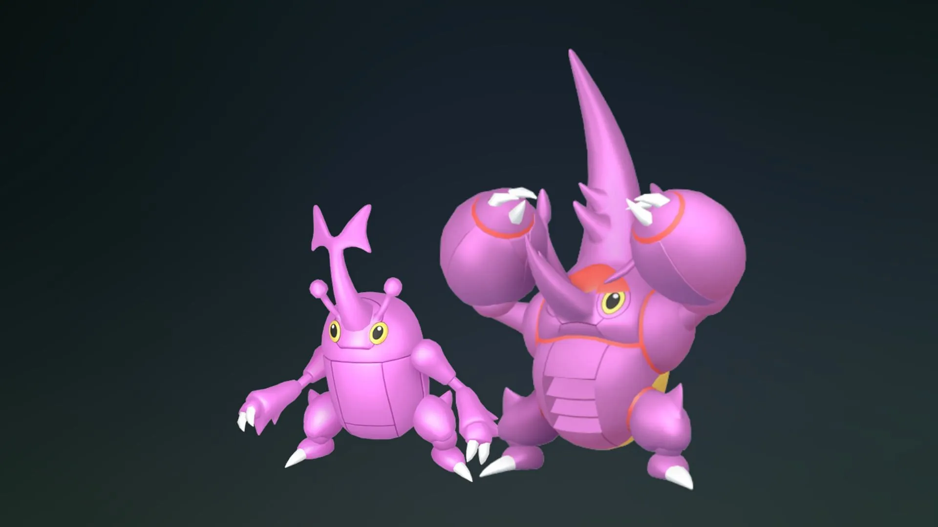 Shiny Heracross and Mega Heracross (Image via TPC) Shiny Heracross and Mega Heracross (Image via TPC)